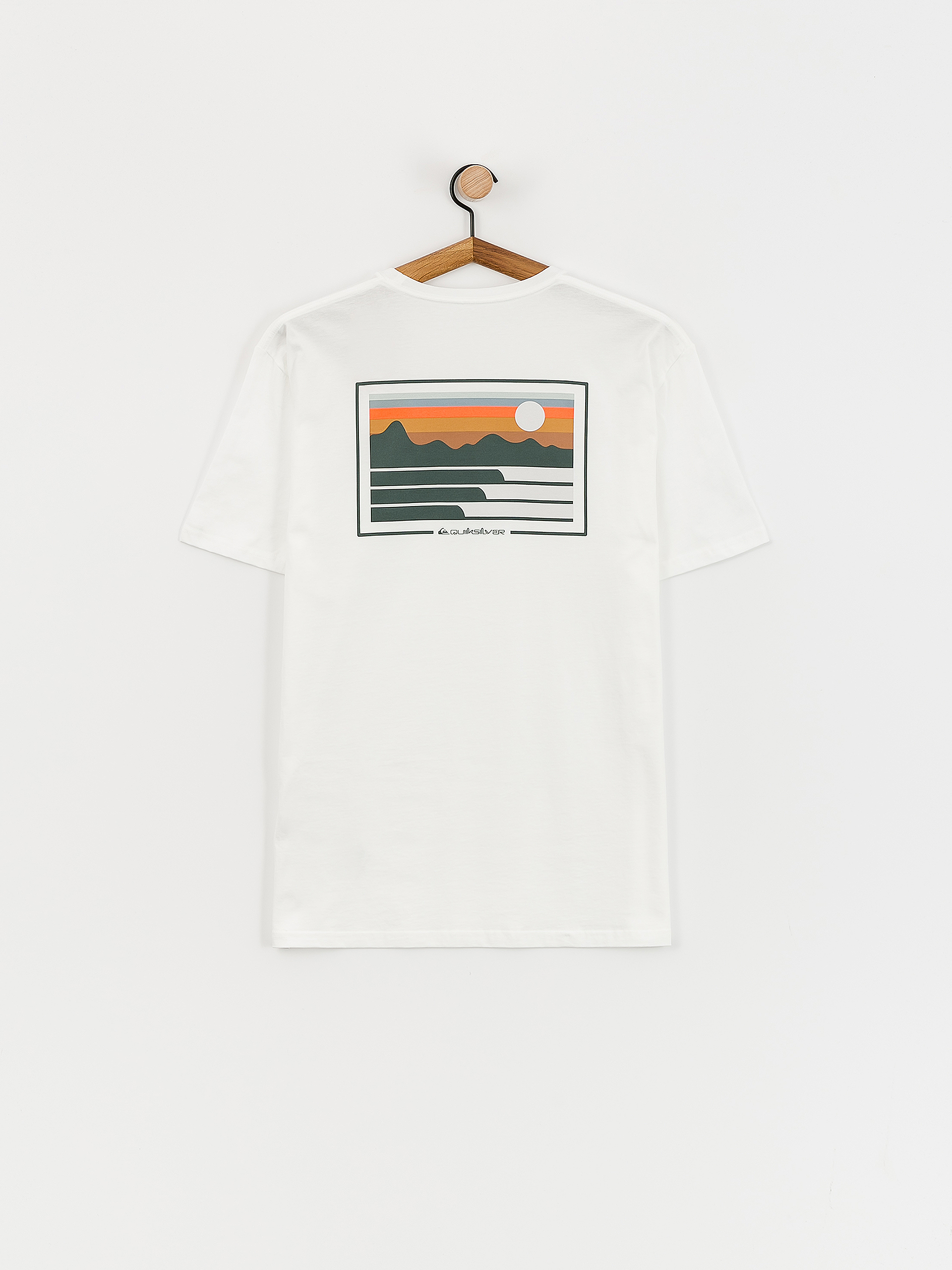 T-shirt Quiksilver Land And Sea (white)