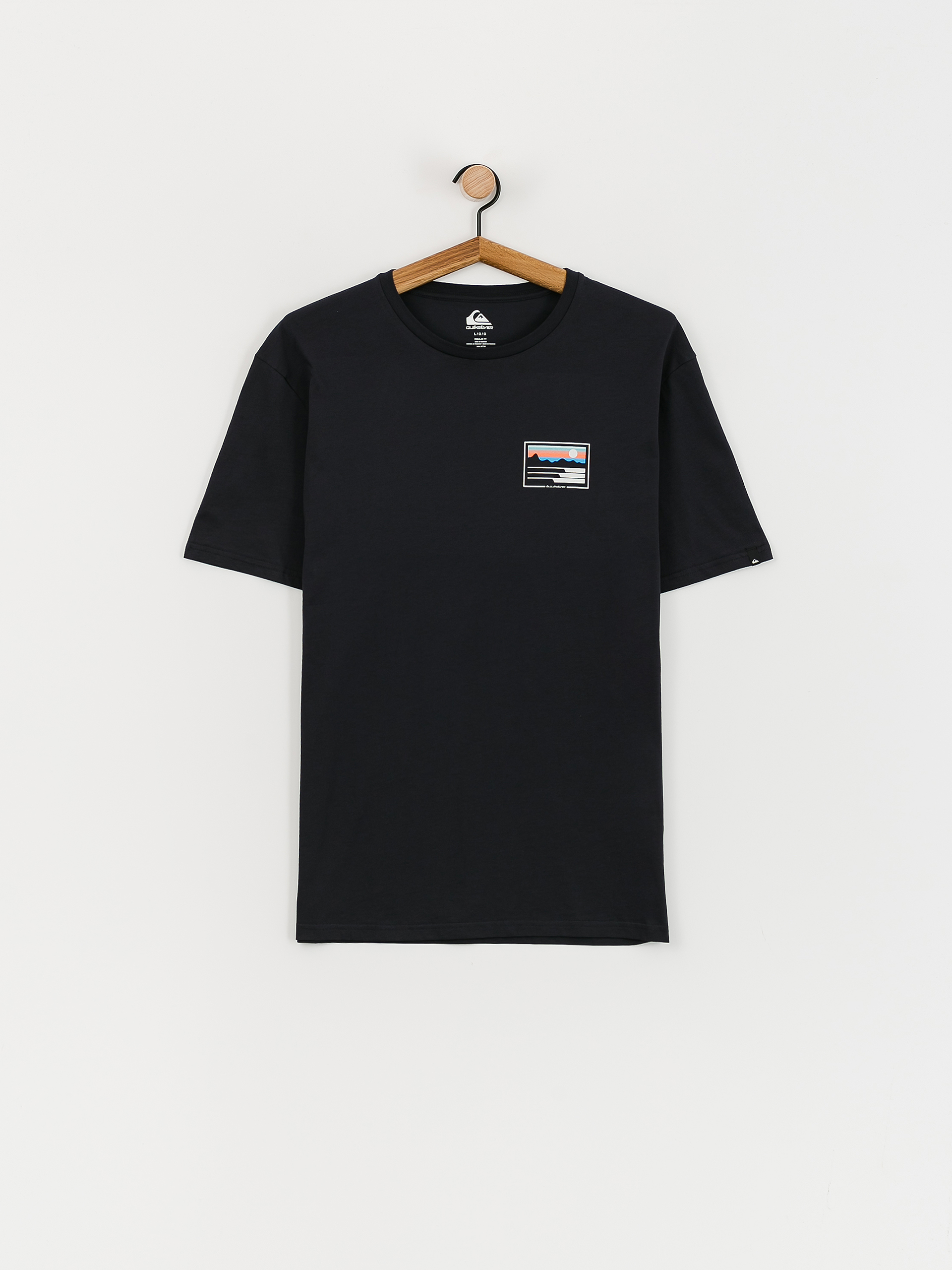 T-shirt Quiksilver Land And Sea (dark navy)
