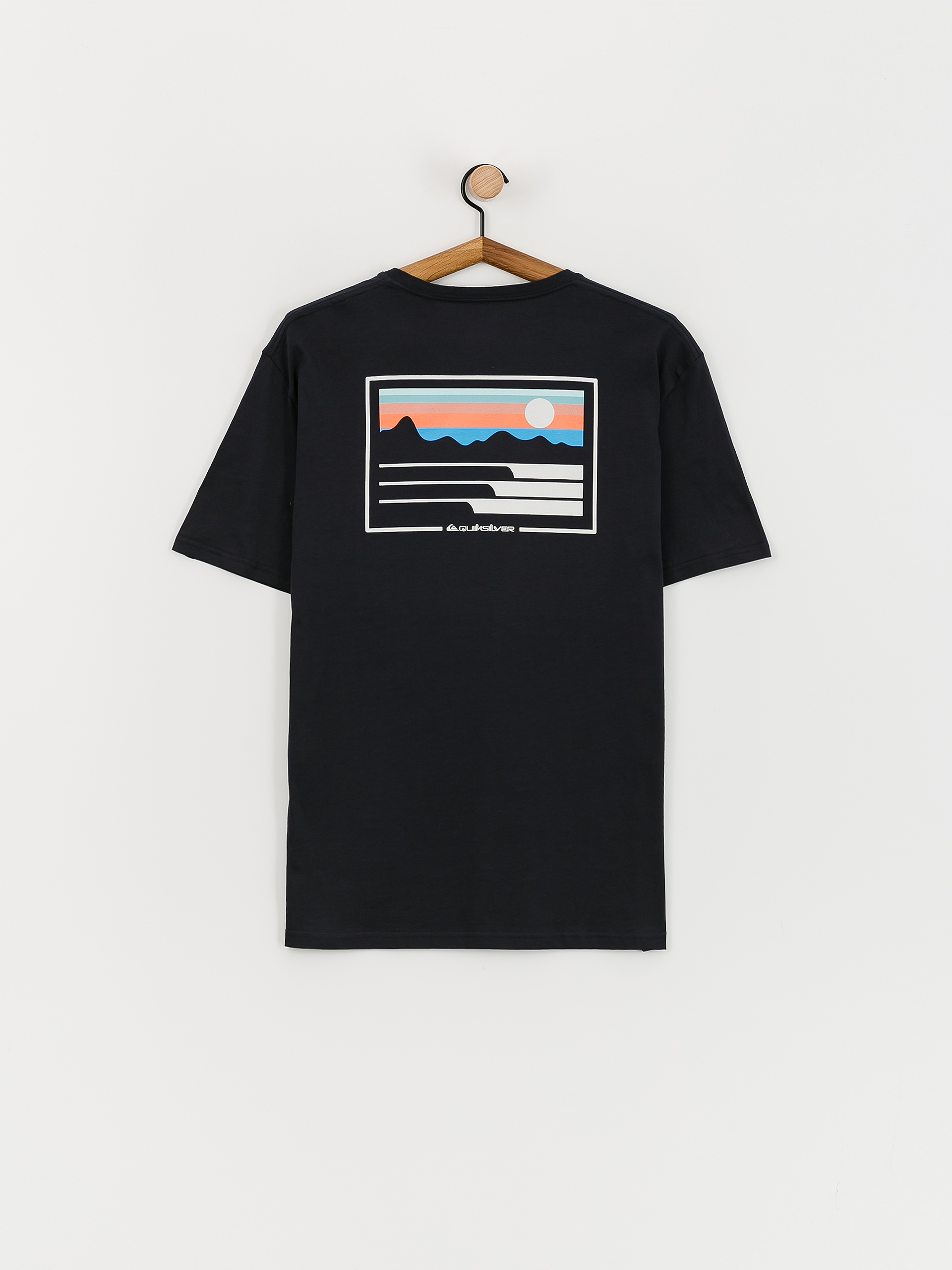 T-shirt Quiksilver Land And Sea (dark navy)