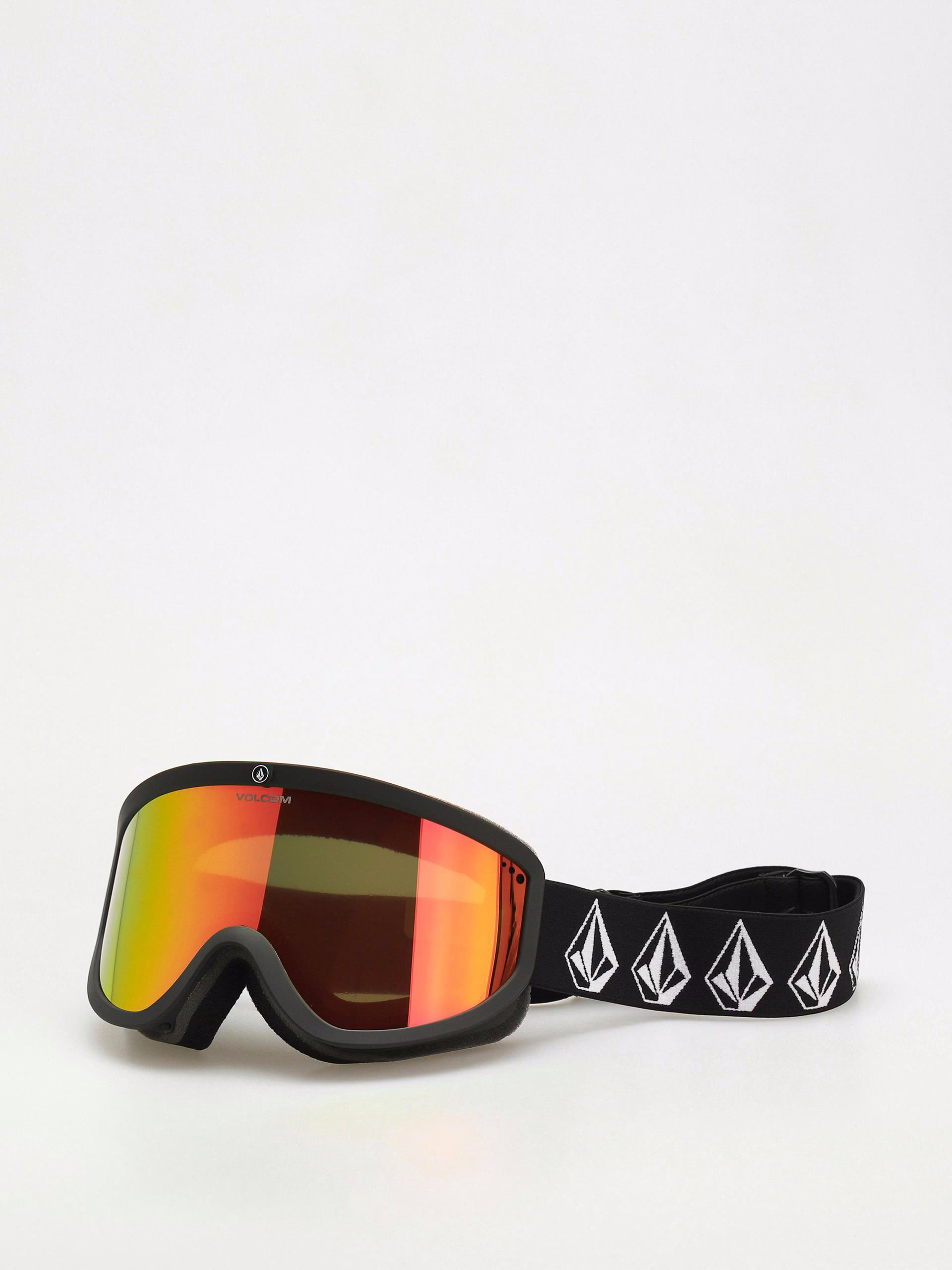 Gogle Volcom Footprints (matte black stone/red chrome)