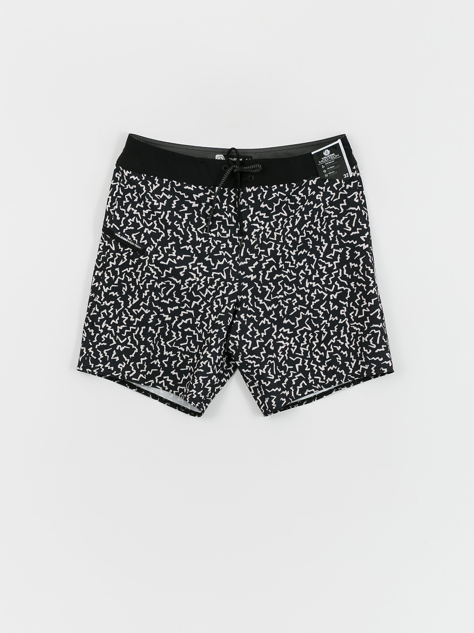 Boardshorty Volcom Asphalt Beach Mod 18 (black)