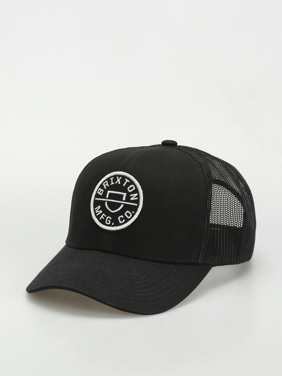 Czapka z daszkiem Brixton Crest X Mp Mesh Cap (black/black)