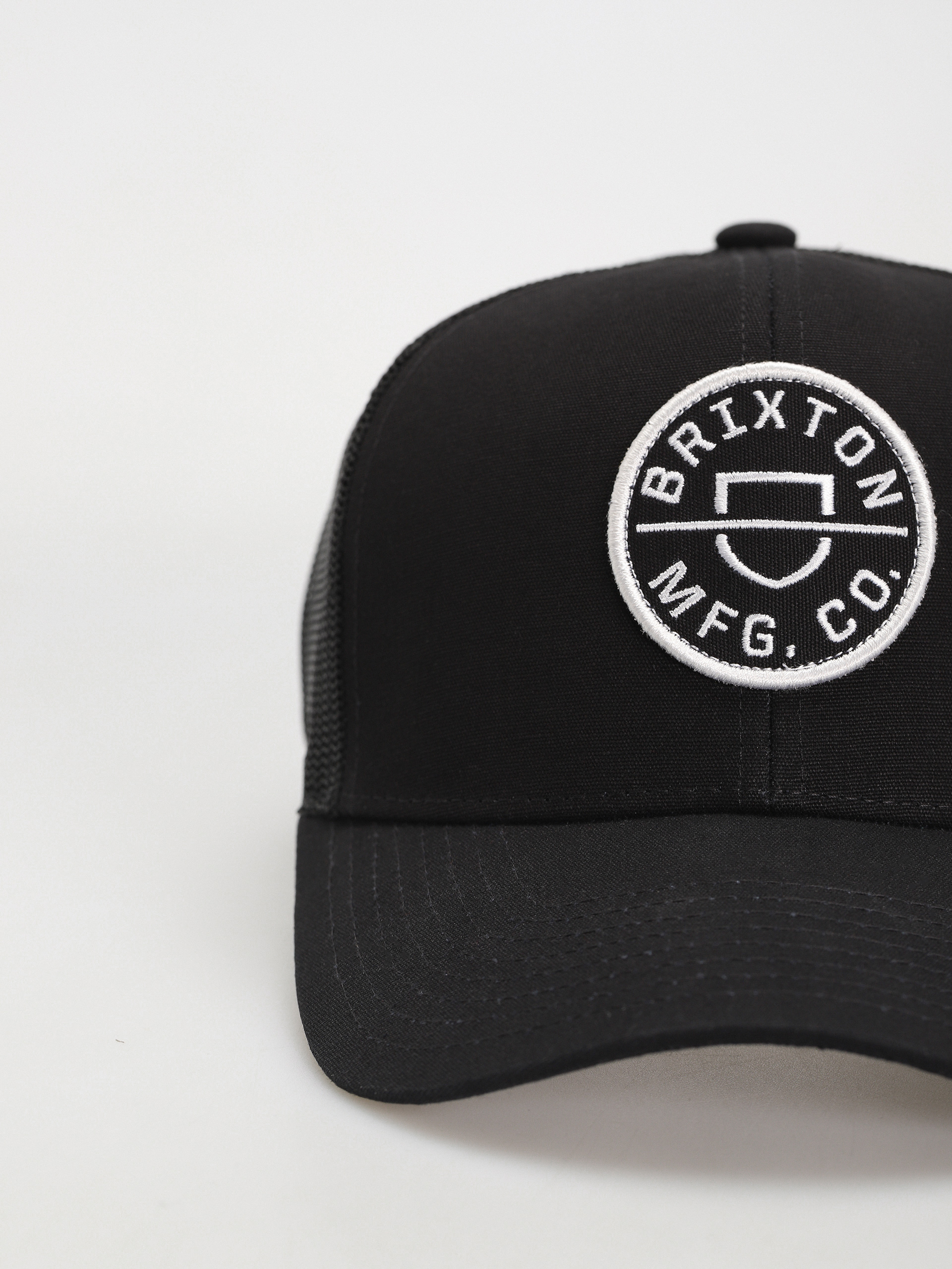 Czapka z daszkiem Brixton Crest X Mp Mesh Cap (black/black)