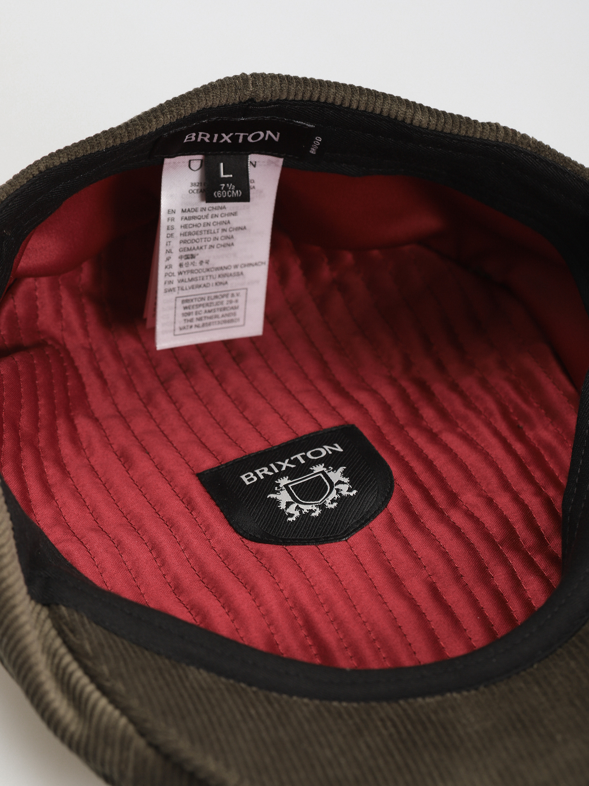 Kaszkiet Brixton Brood Snap Cap (moss green)