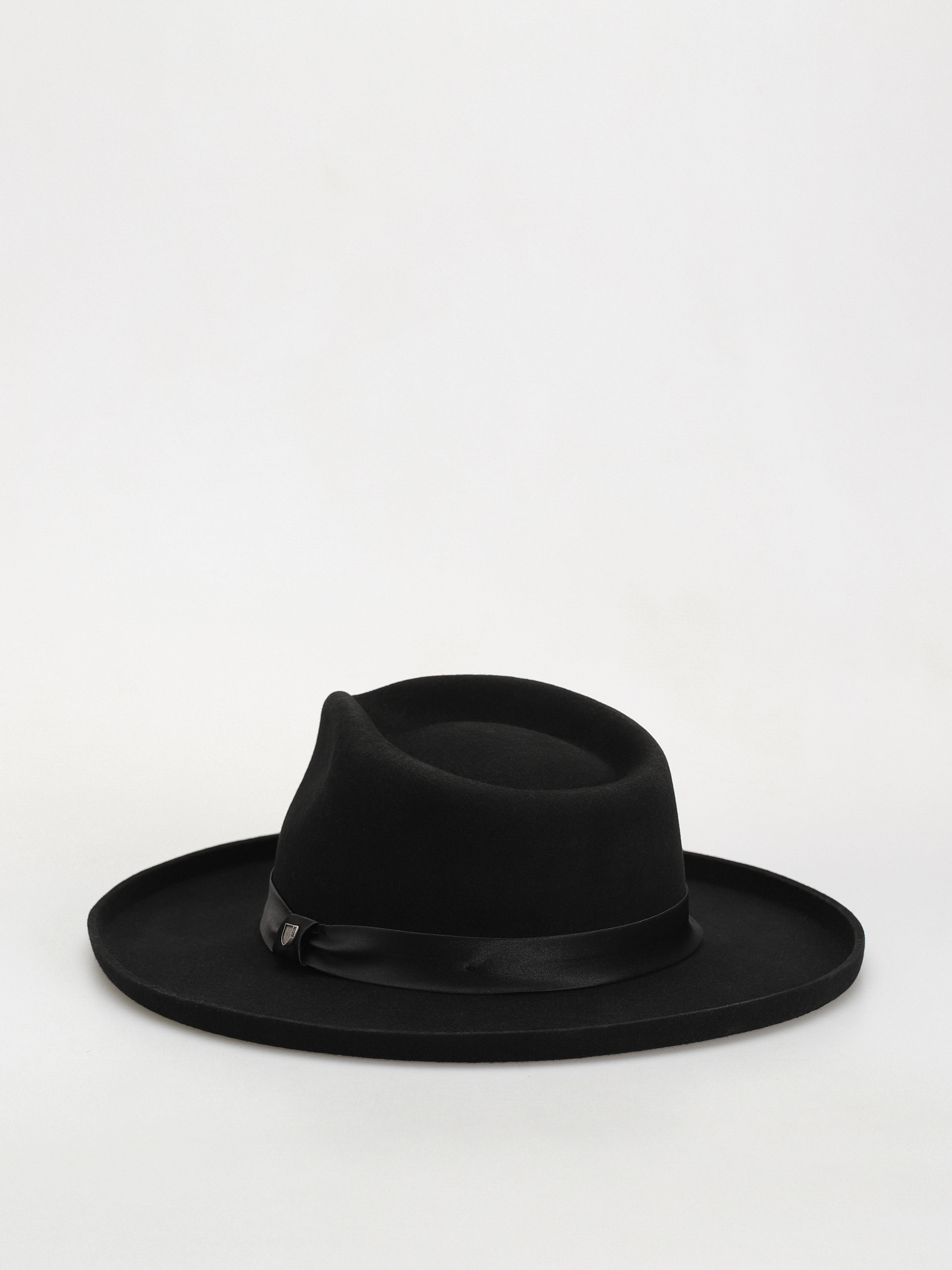 Kapelusz Brixton Victoria Felt Fedora Wmn (black/black satin)