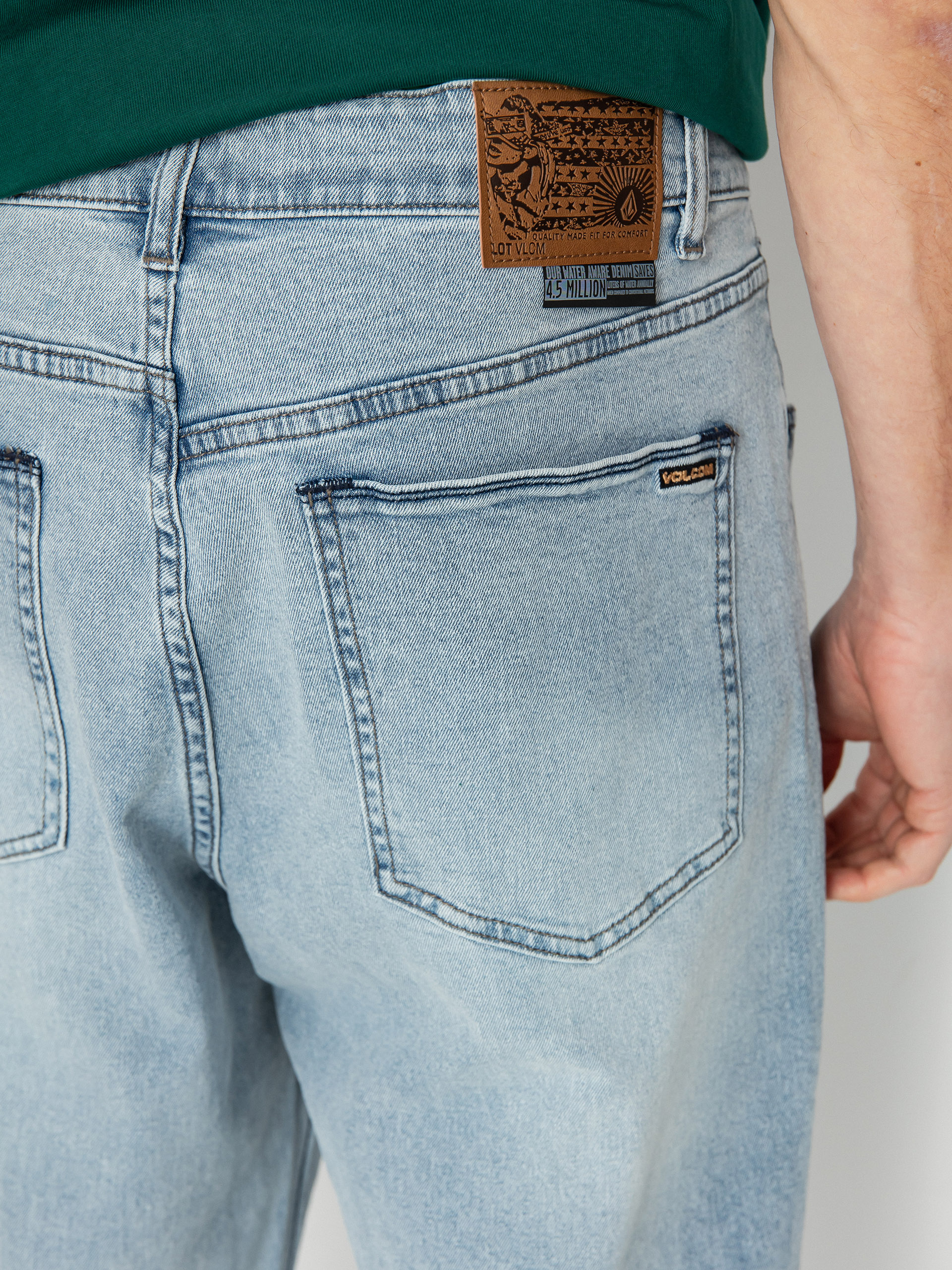 Spodnie Volcom Billow Denim (desert dirt indigo)