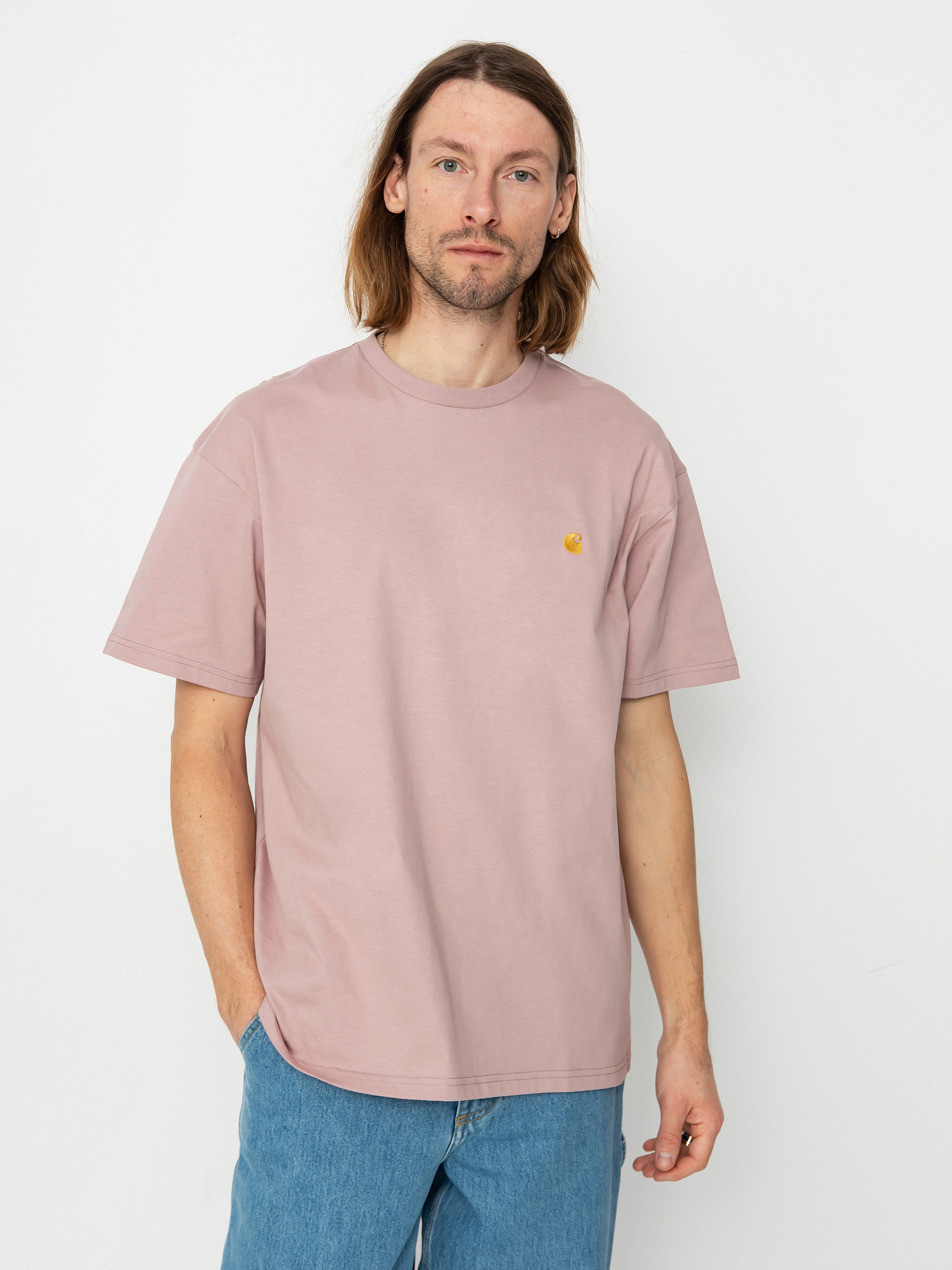 T-shirt Carhartt WIP Chase (glassy pink/gold)