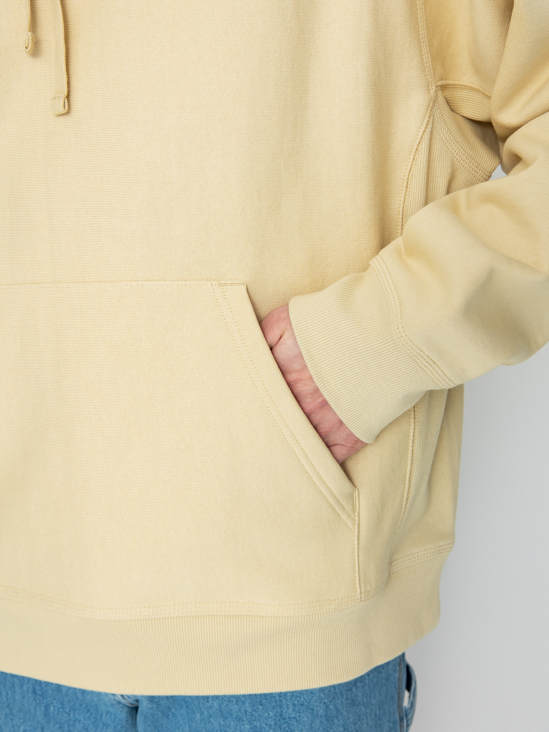 Bluza z kapturem Carhartt WIP American Script HD (rattan)