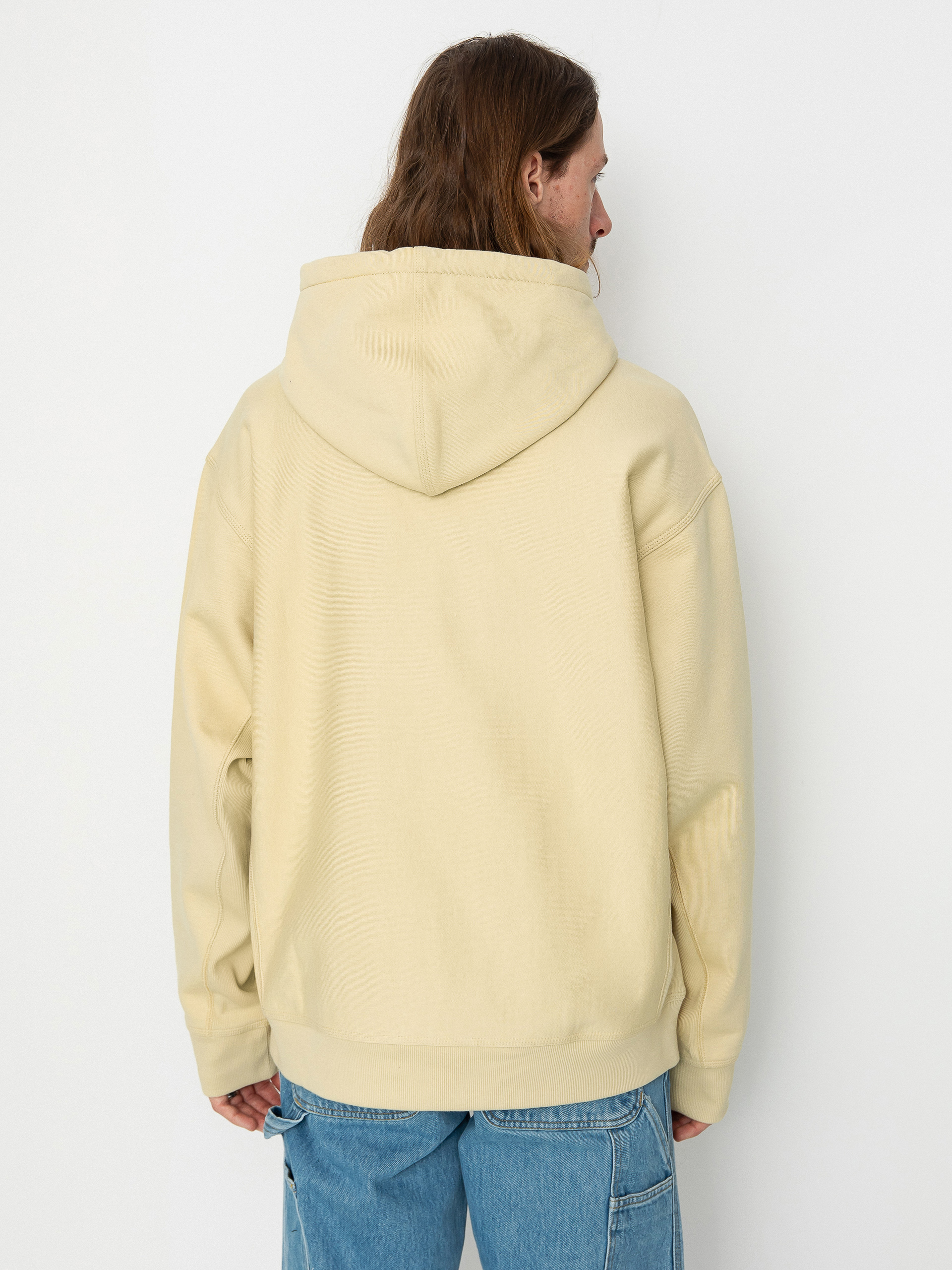 Bluza z kapturem Carhartt WIP American Script HD (rattan)