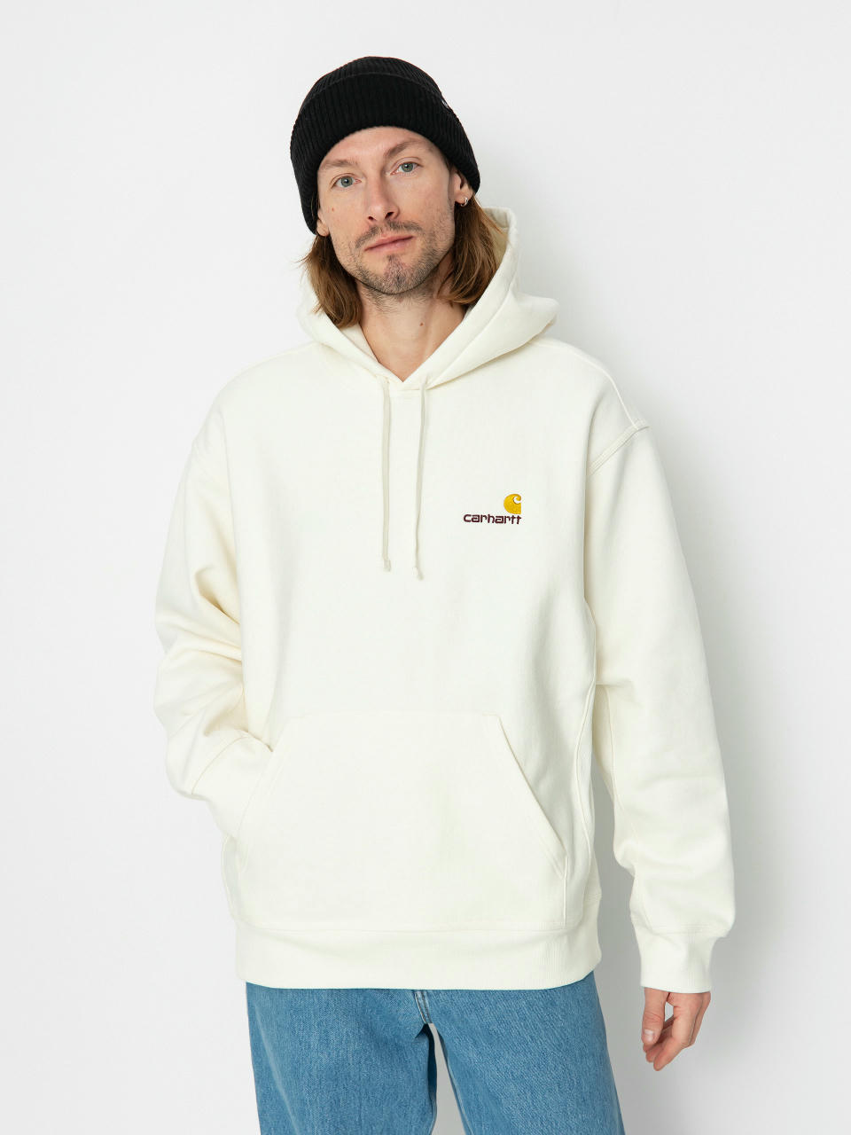 Bluza z kapturem Carhartt WIP American Script HD (wax)