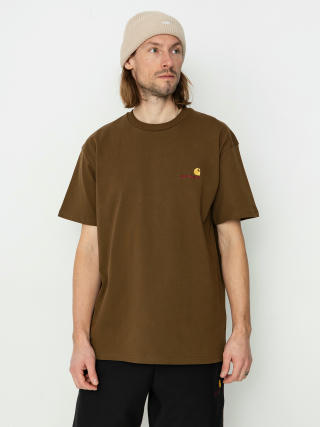 T-shirt Carhartt WIP American Script (lumber)