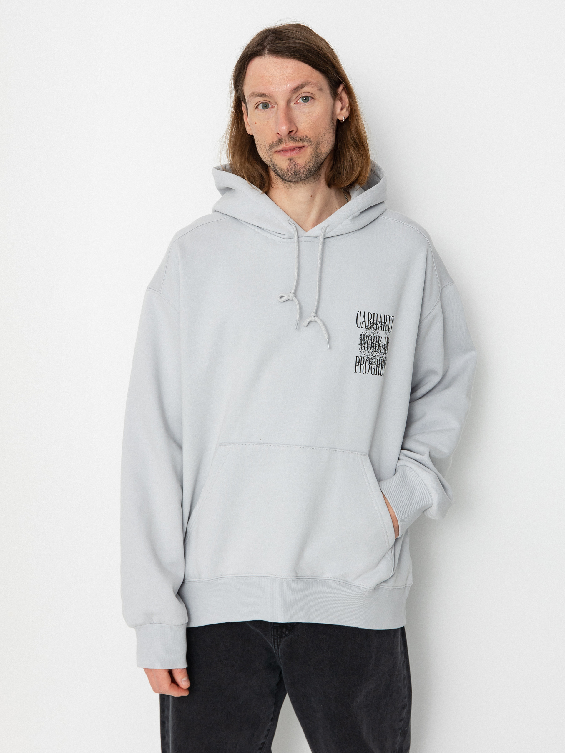 Bluza z kapturem Carhartt WIP Always a WIP HD (sonic silver)