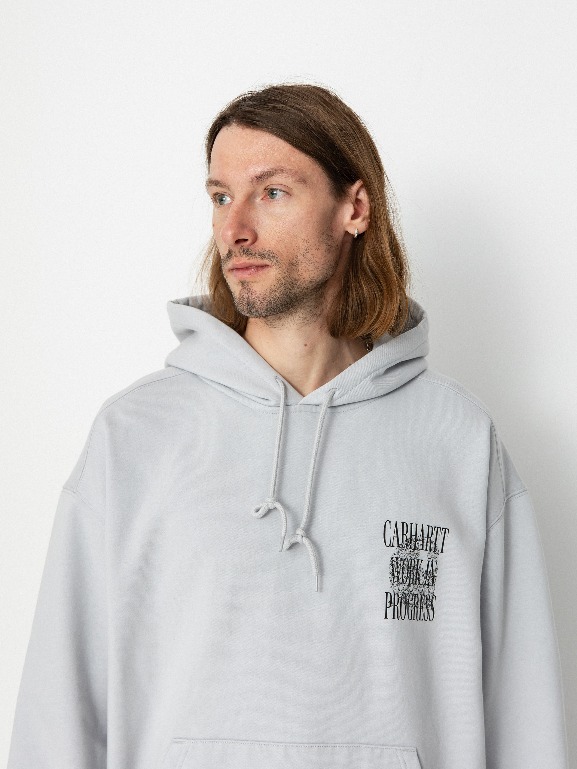 Bluza z kapturem Carhartt WIP Always a WIP HD (sonic silver)