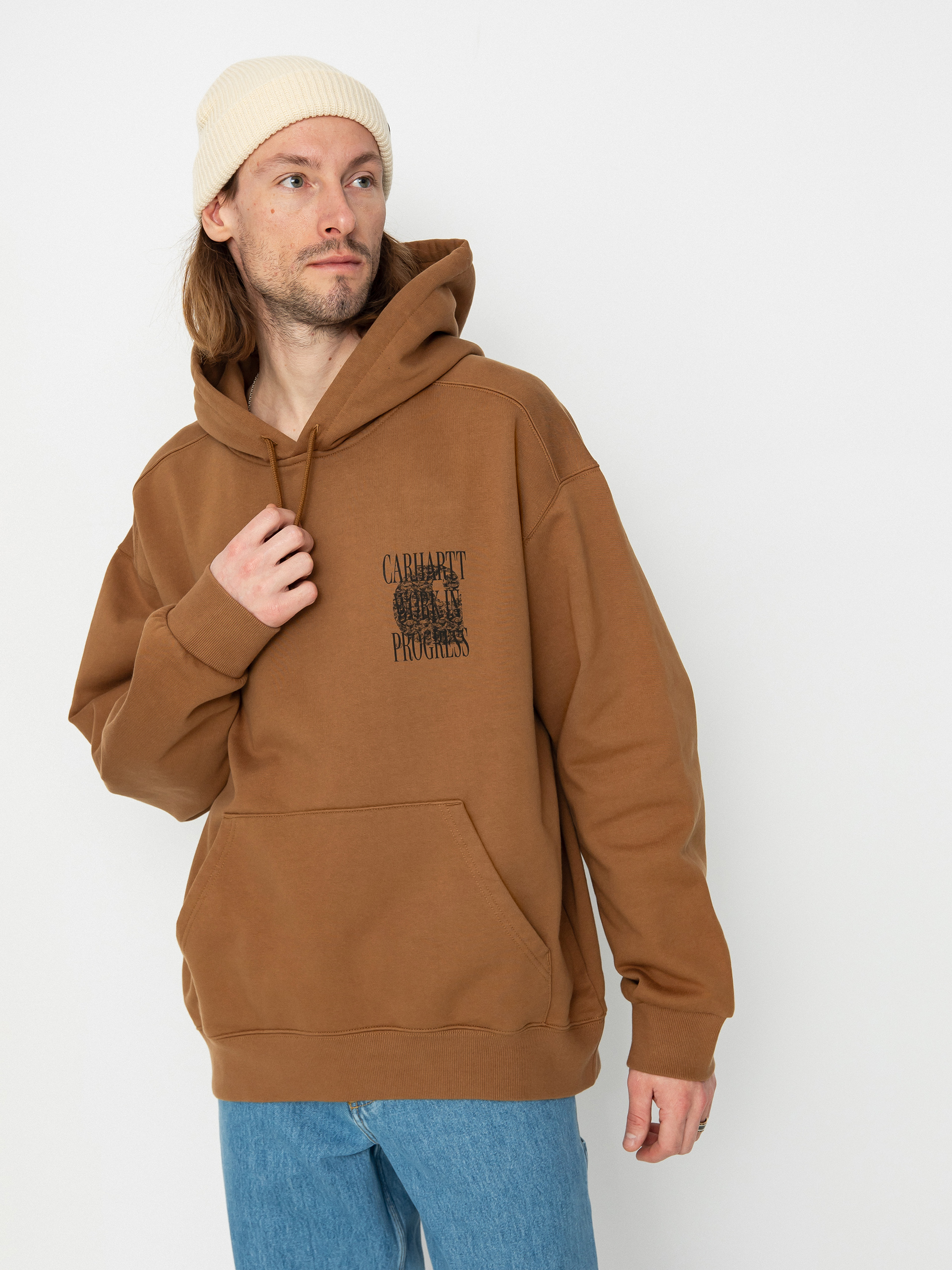 Bluza z kapturem Carhartt WIP Always a WIP HD (hamilton brown)