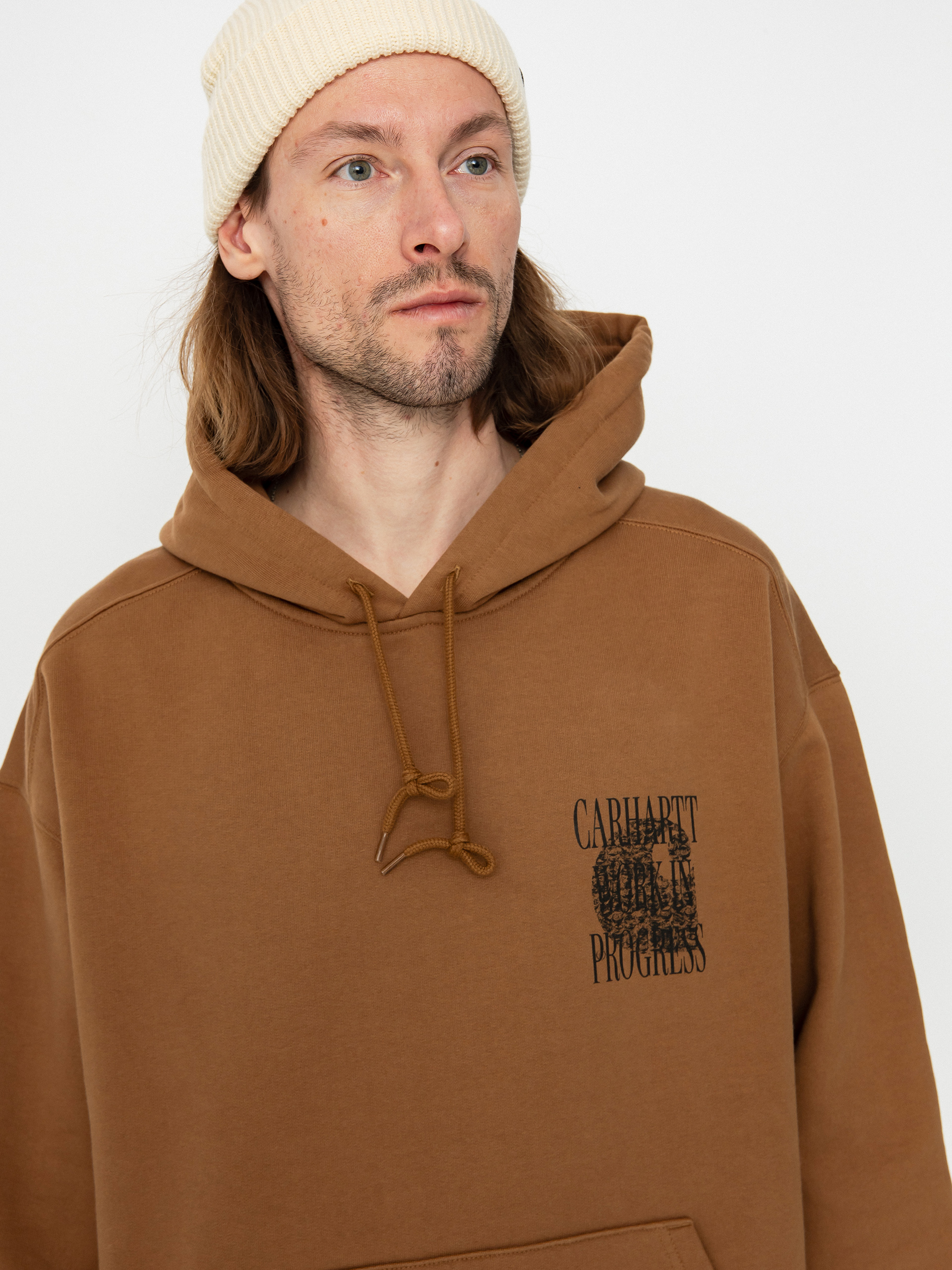 Bluza z kapturem Carhartt WIP Always a WIP HD (hamilton brown)