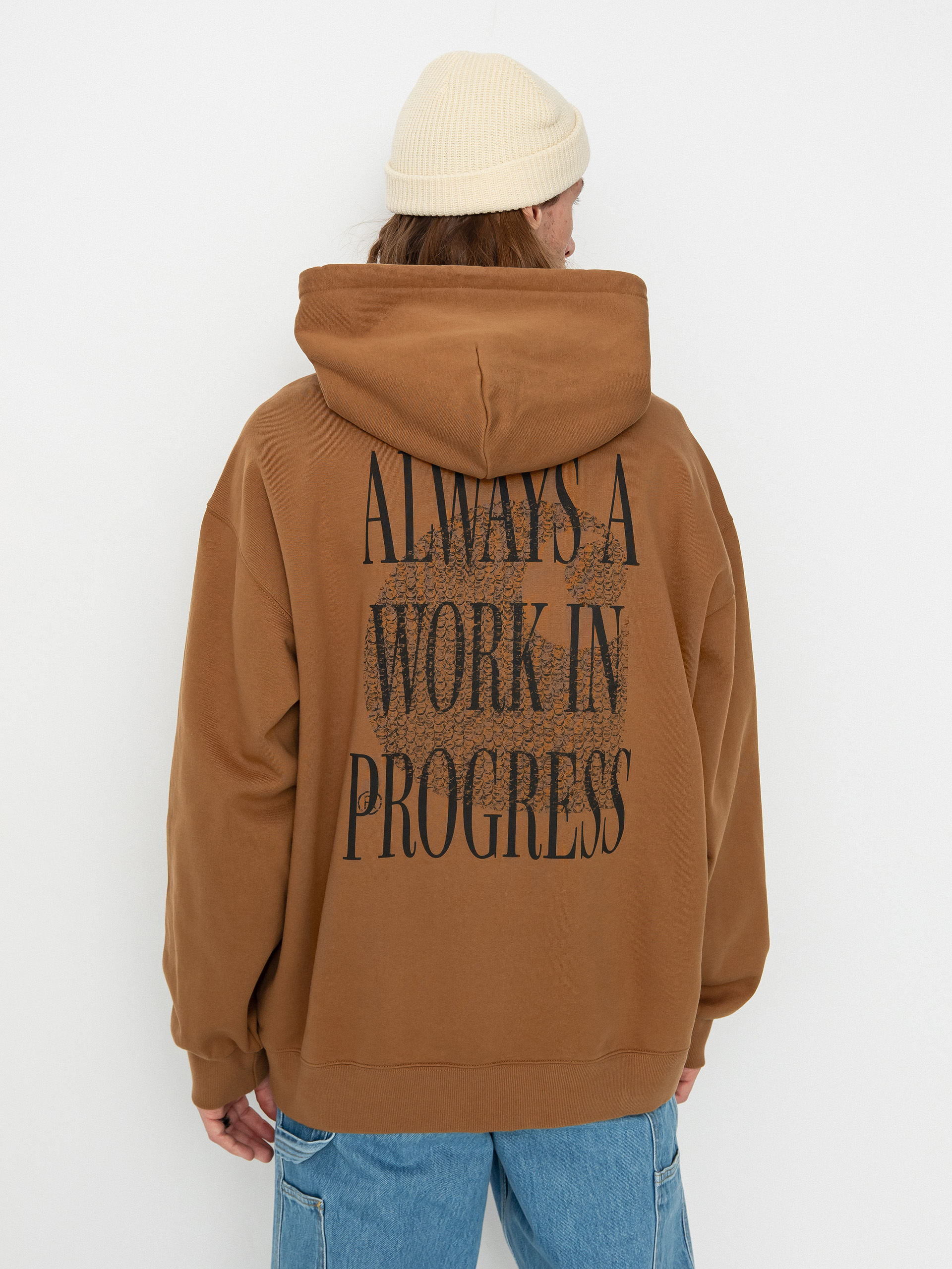 Bluza z kapturem Carhartt WIP Always a WIP HD (hamilton brown)