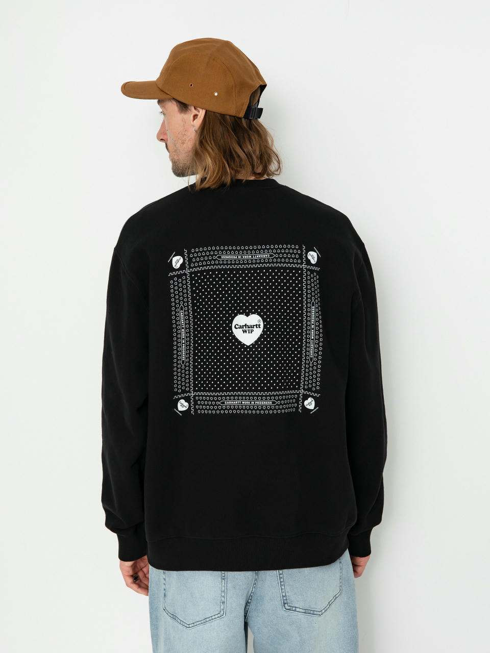 Bluza Carhartt WIP Heart Bandana (black/white)