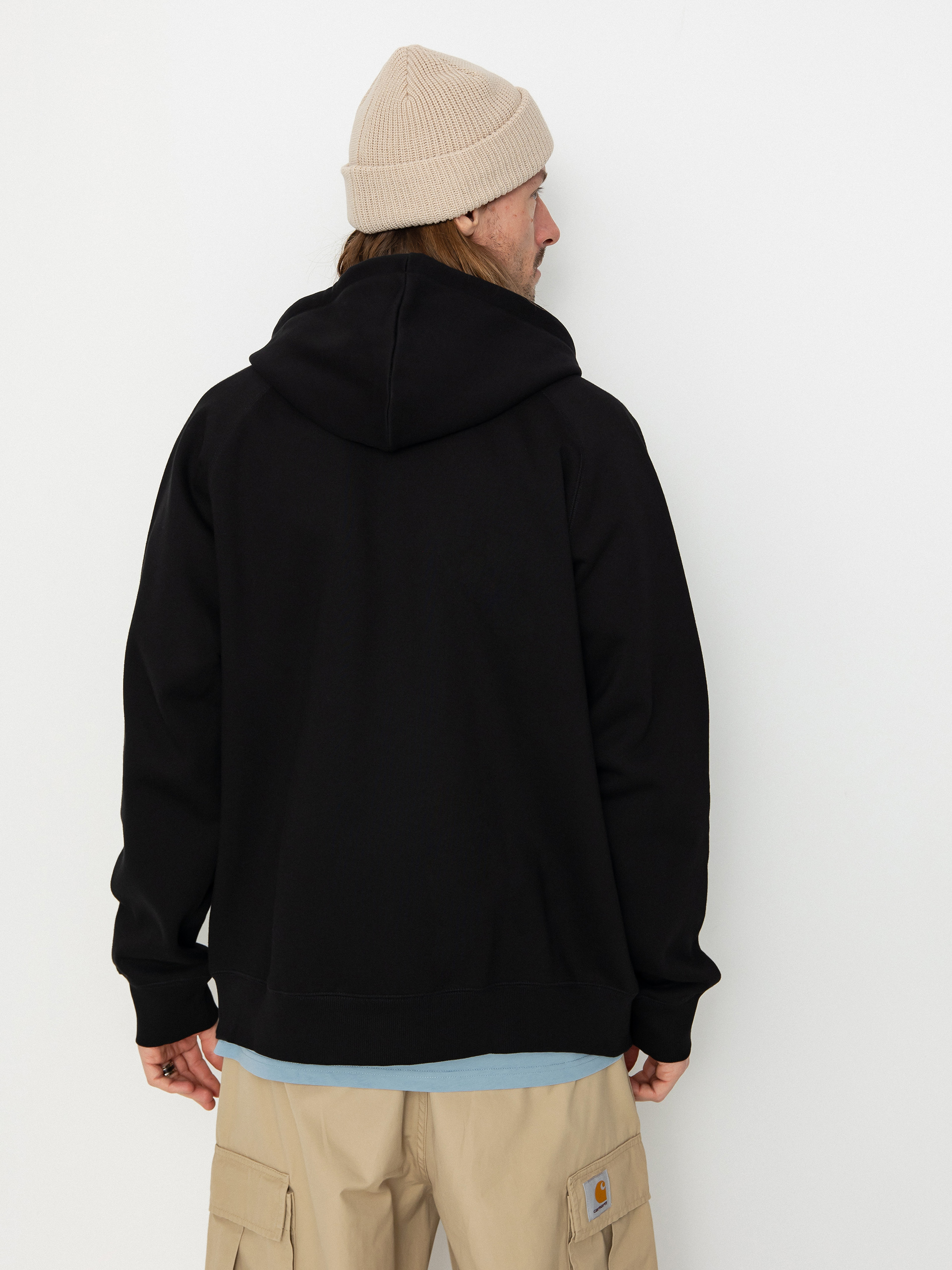 Bluza z kapturem Carhartt WIP Chase ZHD (black/gold)