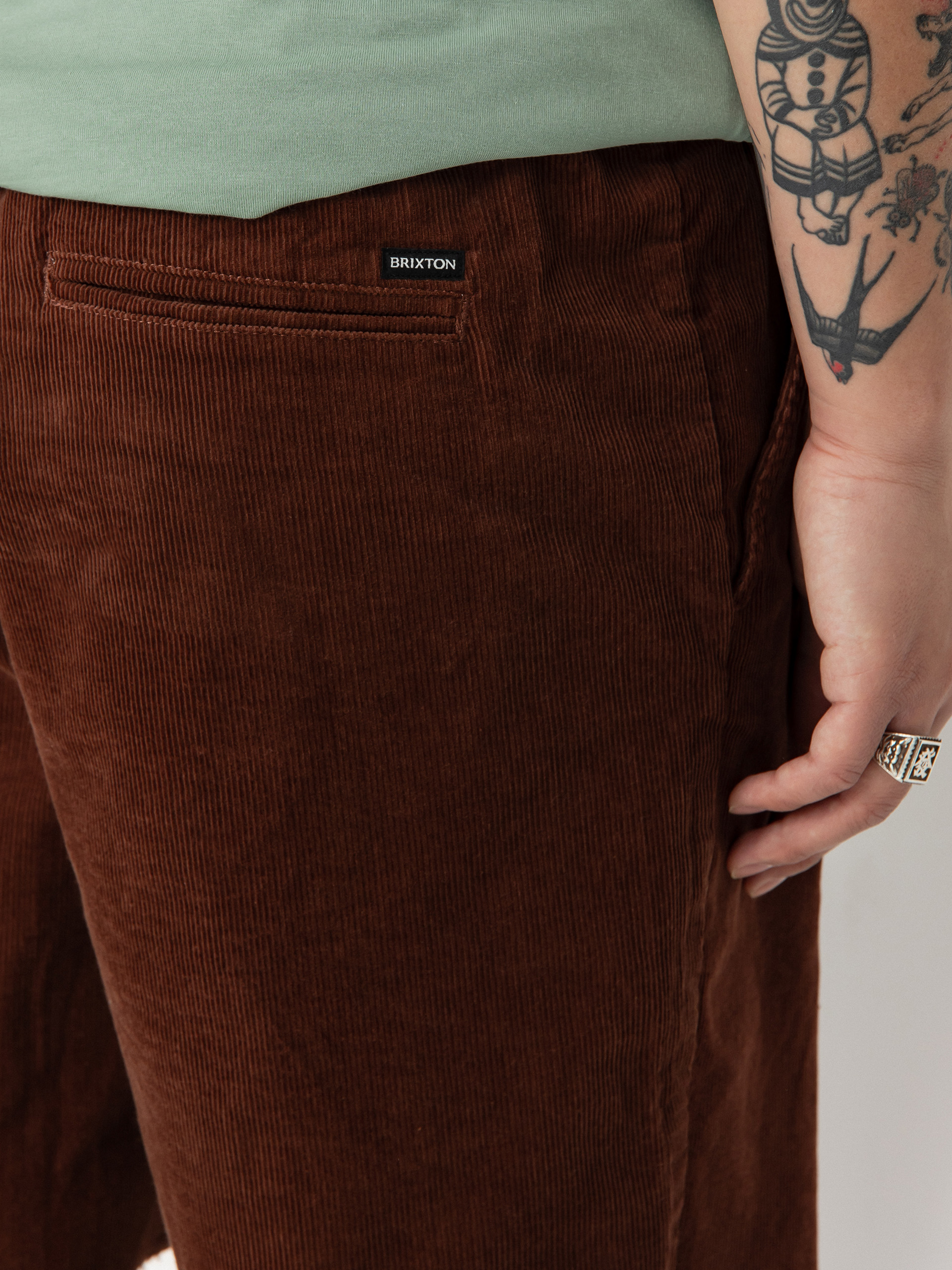 Szorty Brixton Madrid II (sepia cord)