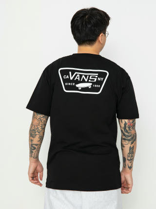 T-shirt Vans Full Patch Back (black/white)