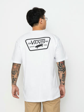 T-shirt Vans Full Patch Back (white/black)