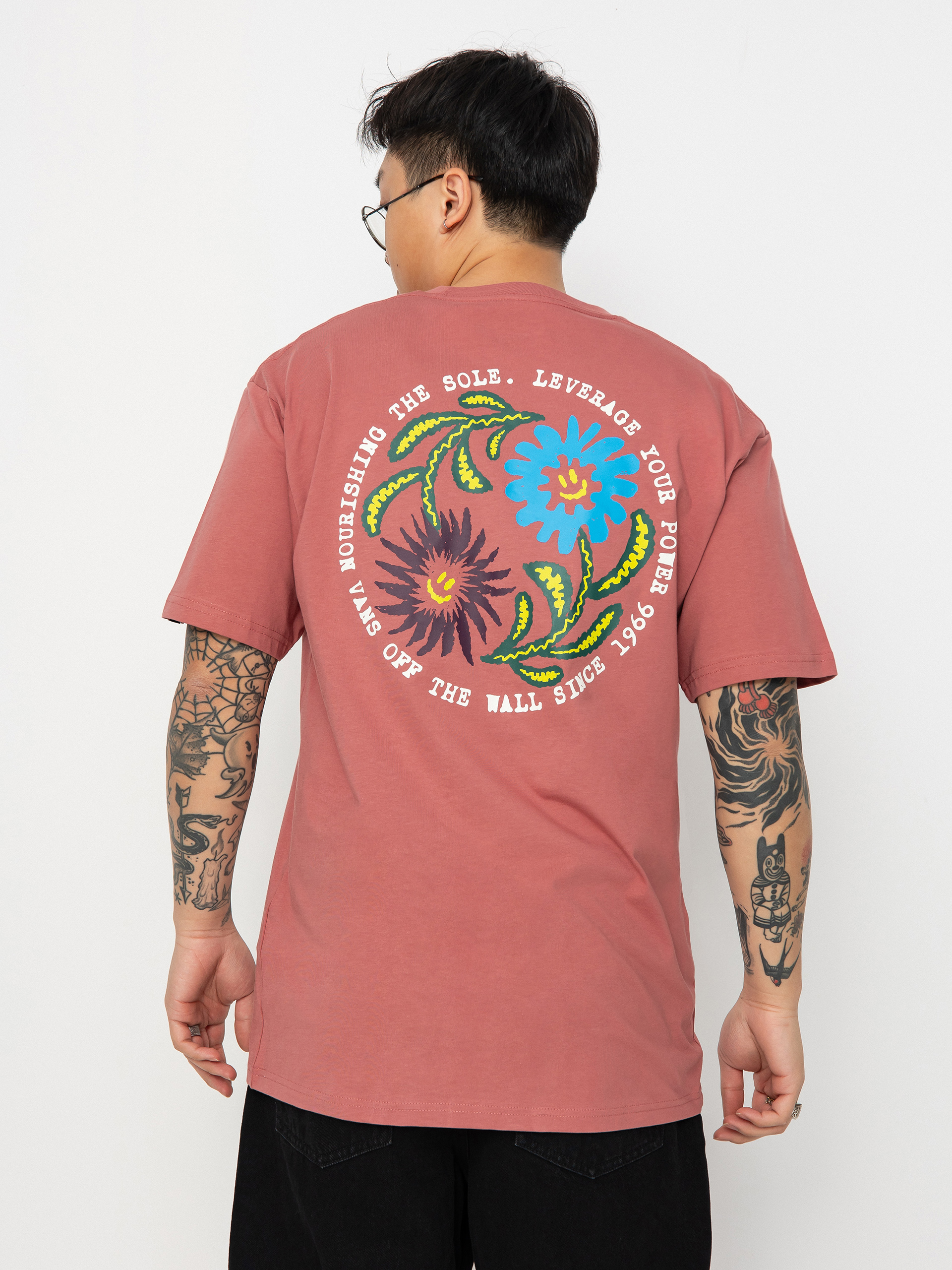 T-shirt Vans Dual Bloom (withered rose)