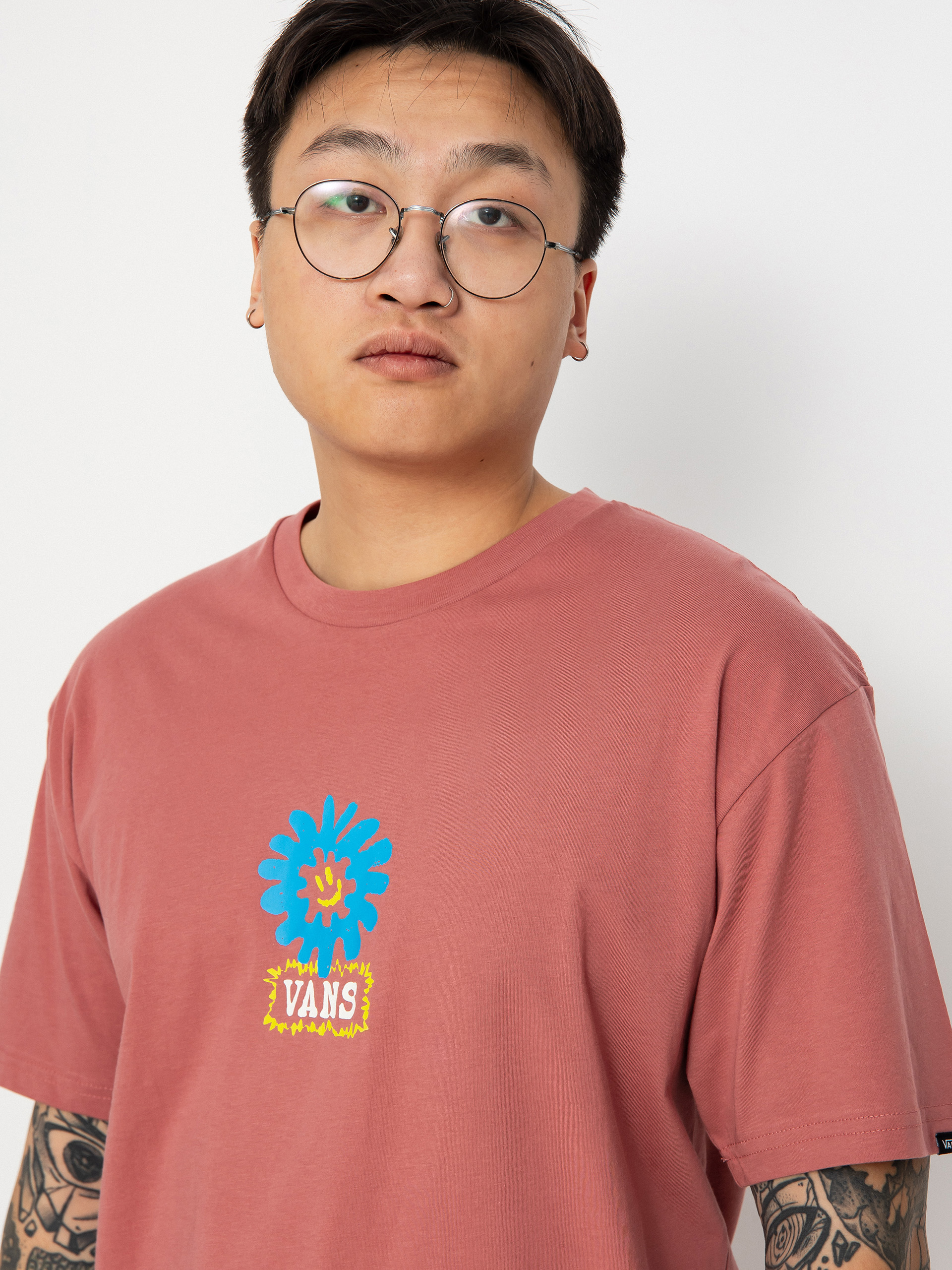 T-shirt Vans Dual Bloom (withered rose)