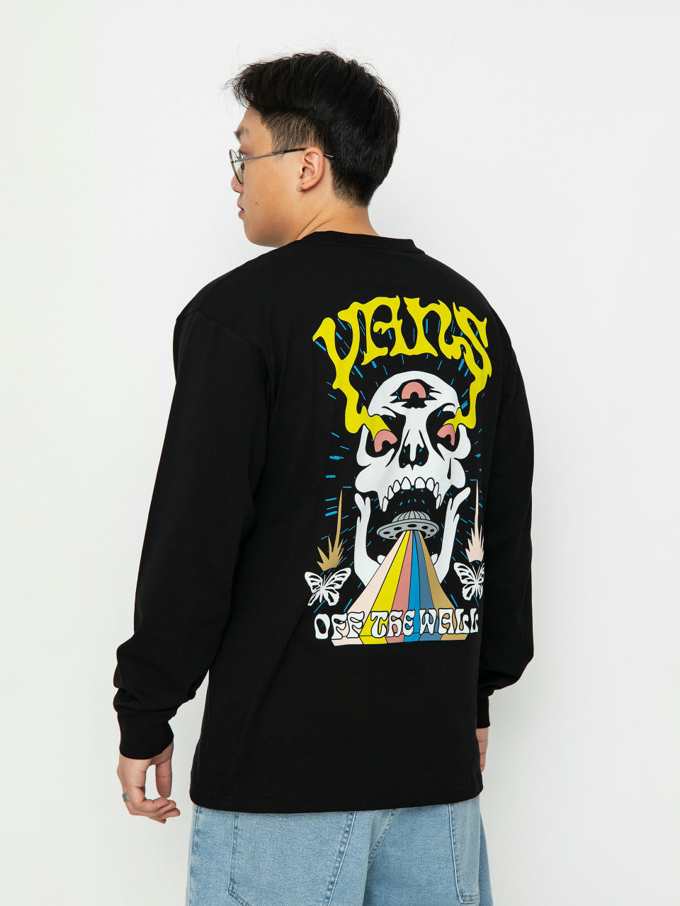 Longsleeve Vans Skull Saucer (black)