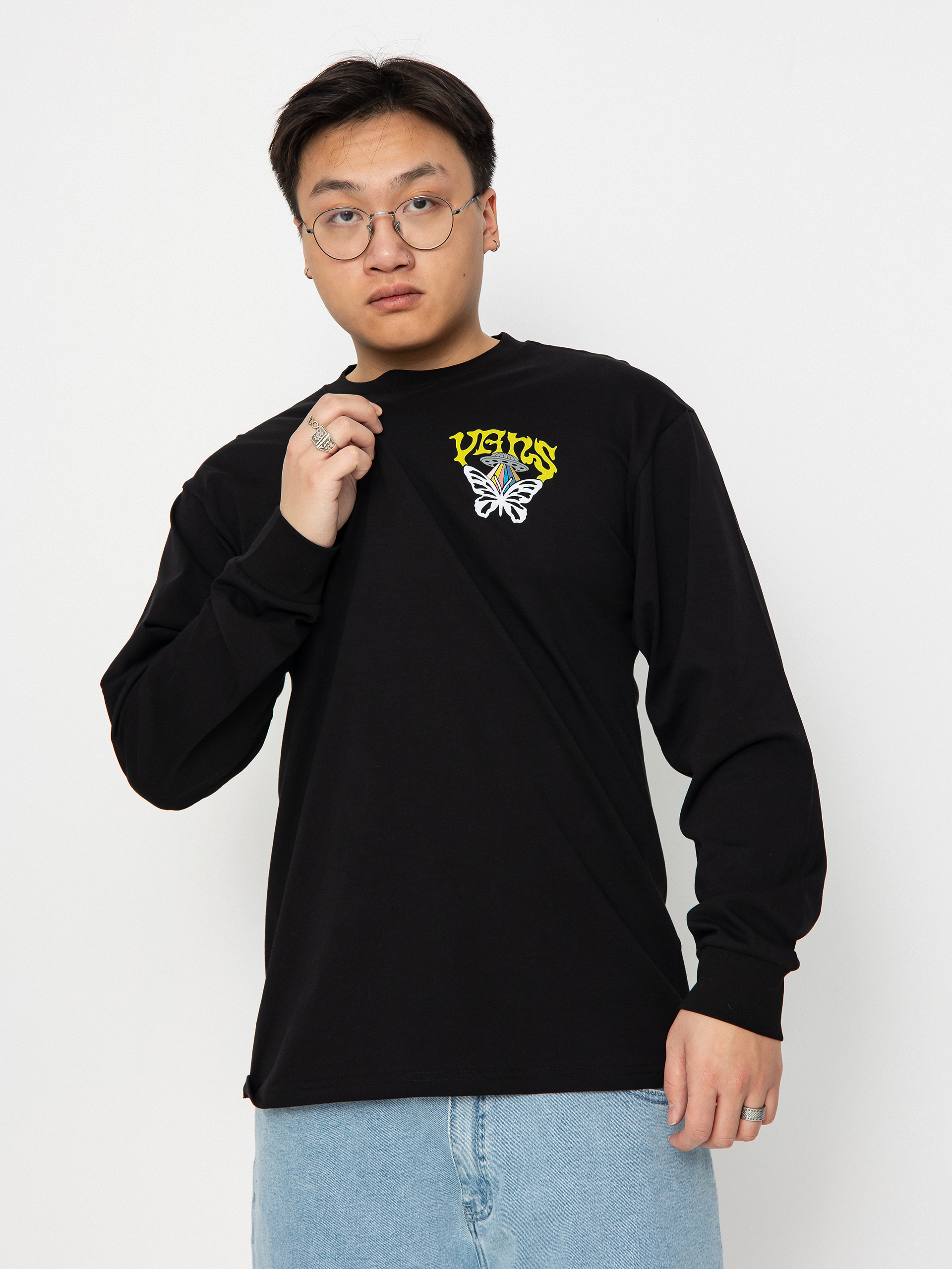 Longsleeve Vans Skull Saucer (black)