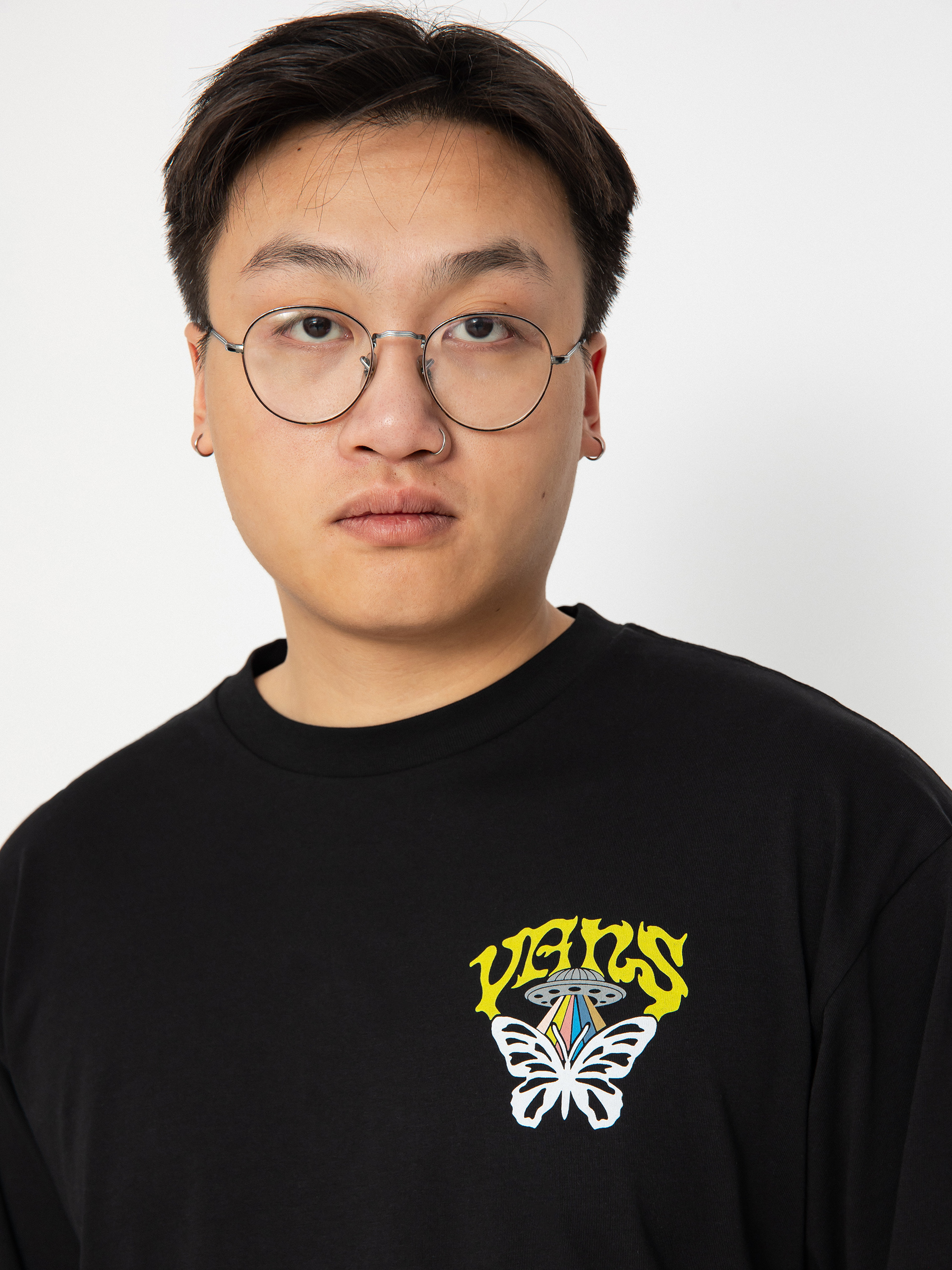 Longsleeve Vans Skull Saucer (black)