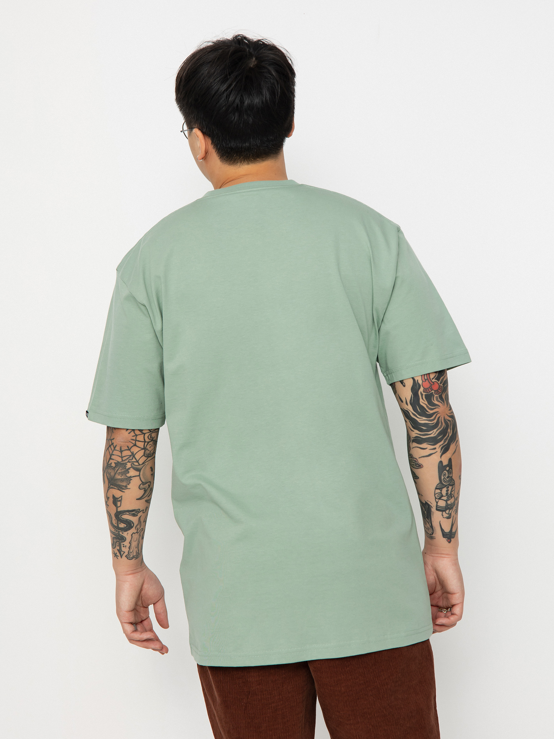 T-shirt Vans Left Chest Logo (iceberg green)