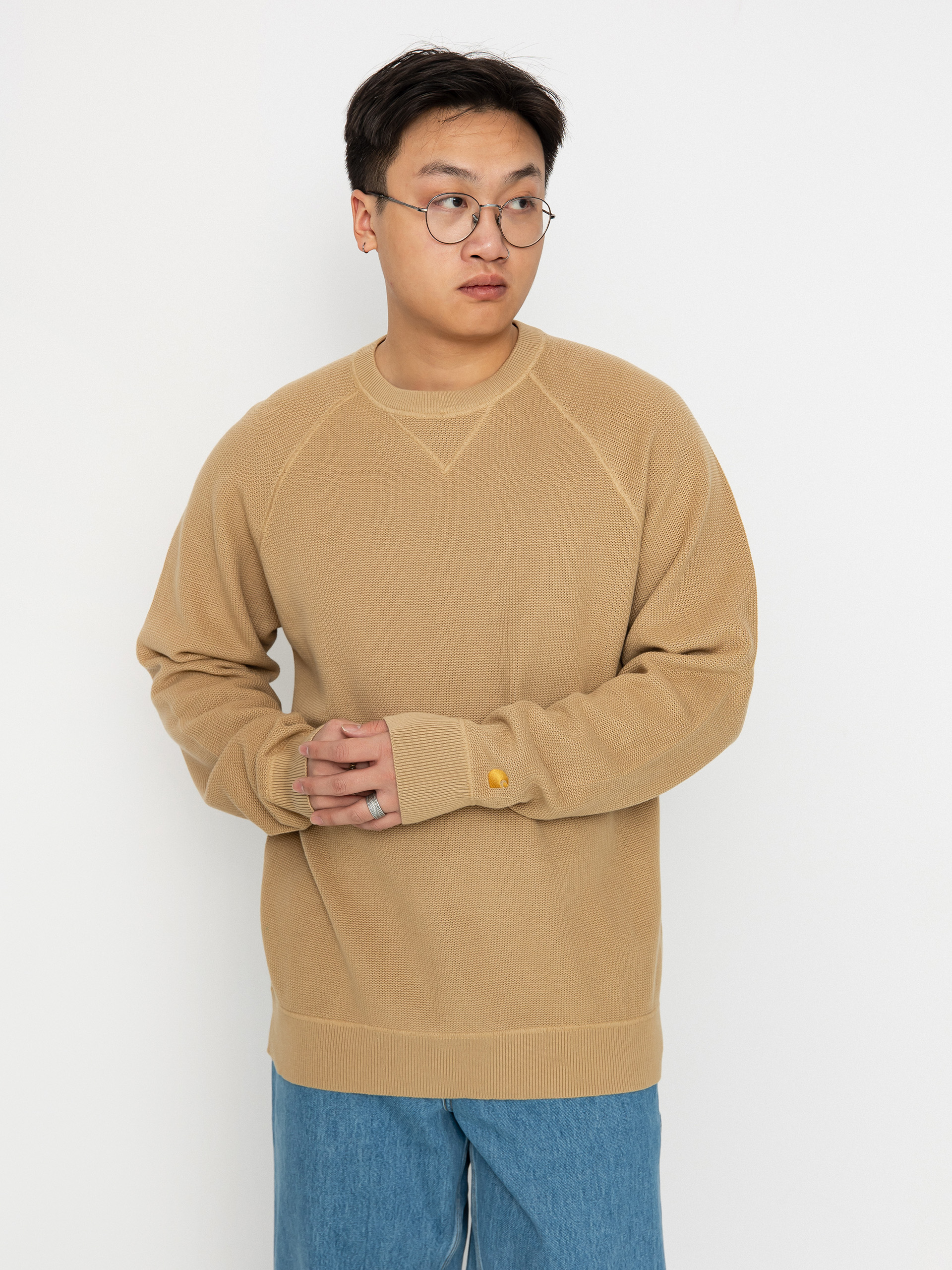 Sweter Carhartt WIP Chase (sable/gold)