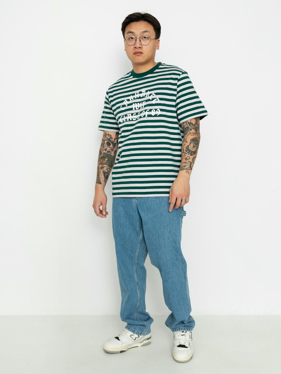 T-shirt Carhartt WIP Scotty Athletic (scotty stripe/chervil/sonic silver)