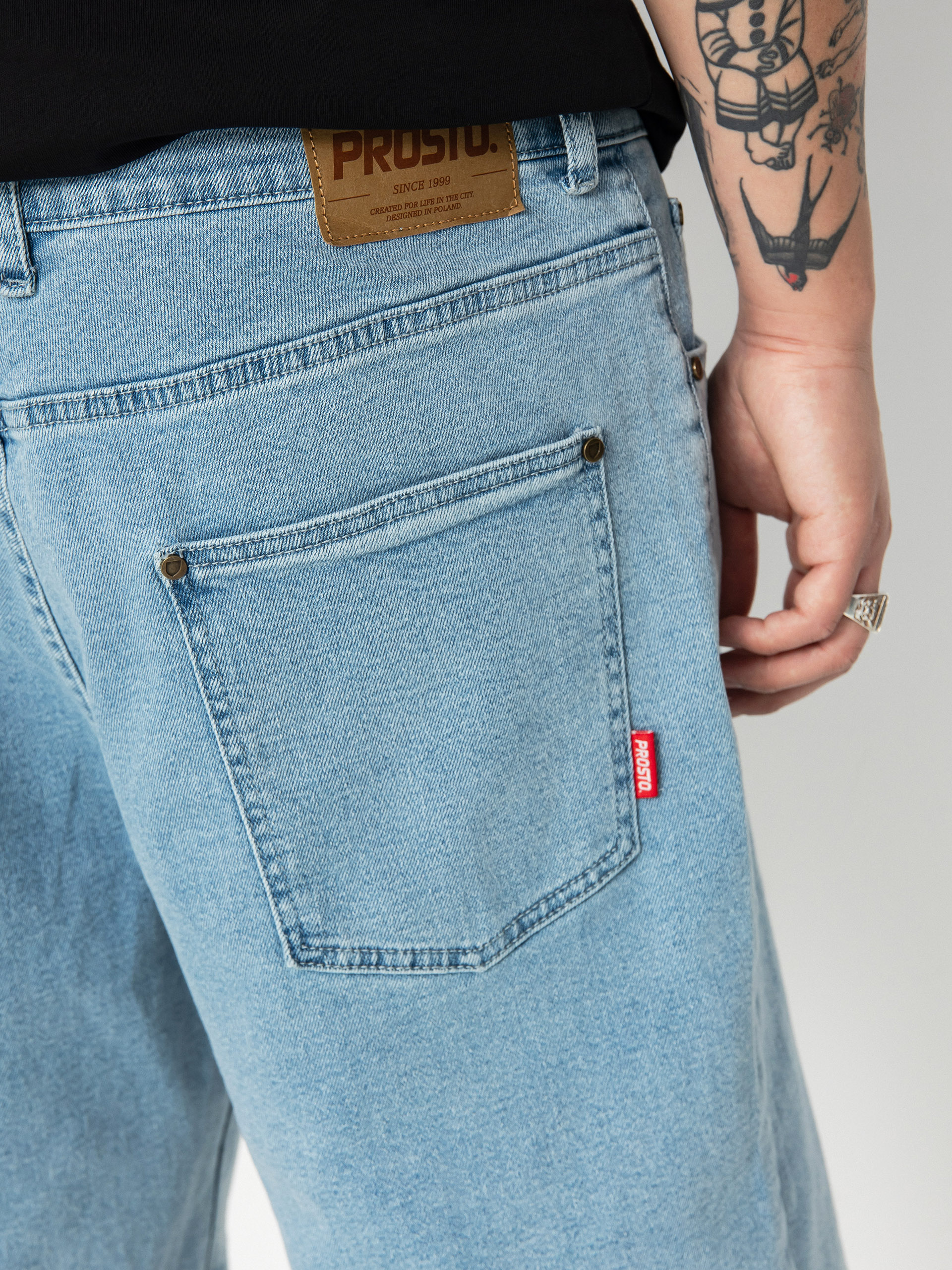 Szorty Prosto Baggy Epiz (light blue)