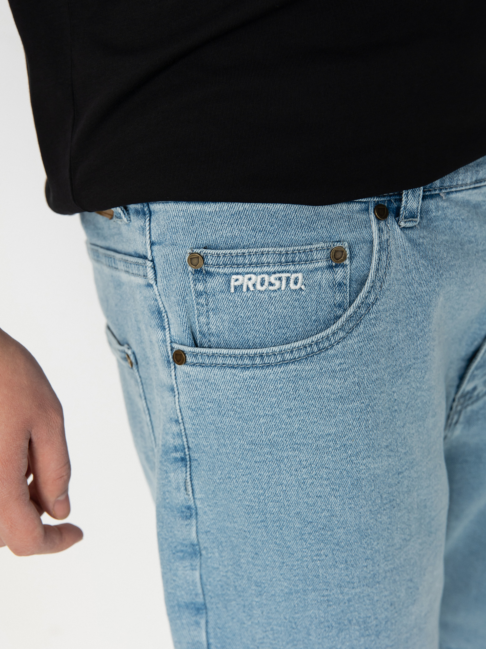 Szorty Prosto Baggy Epiz (light blue)