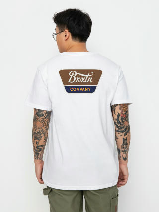 T-shirt Brixton Linwood Stt (white/sepia/beige)