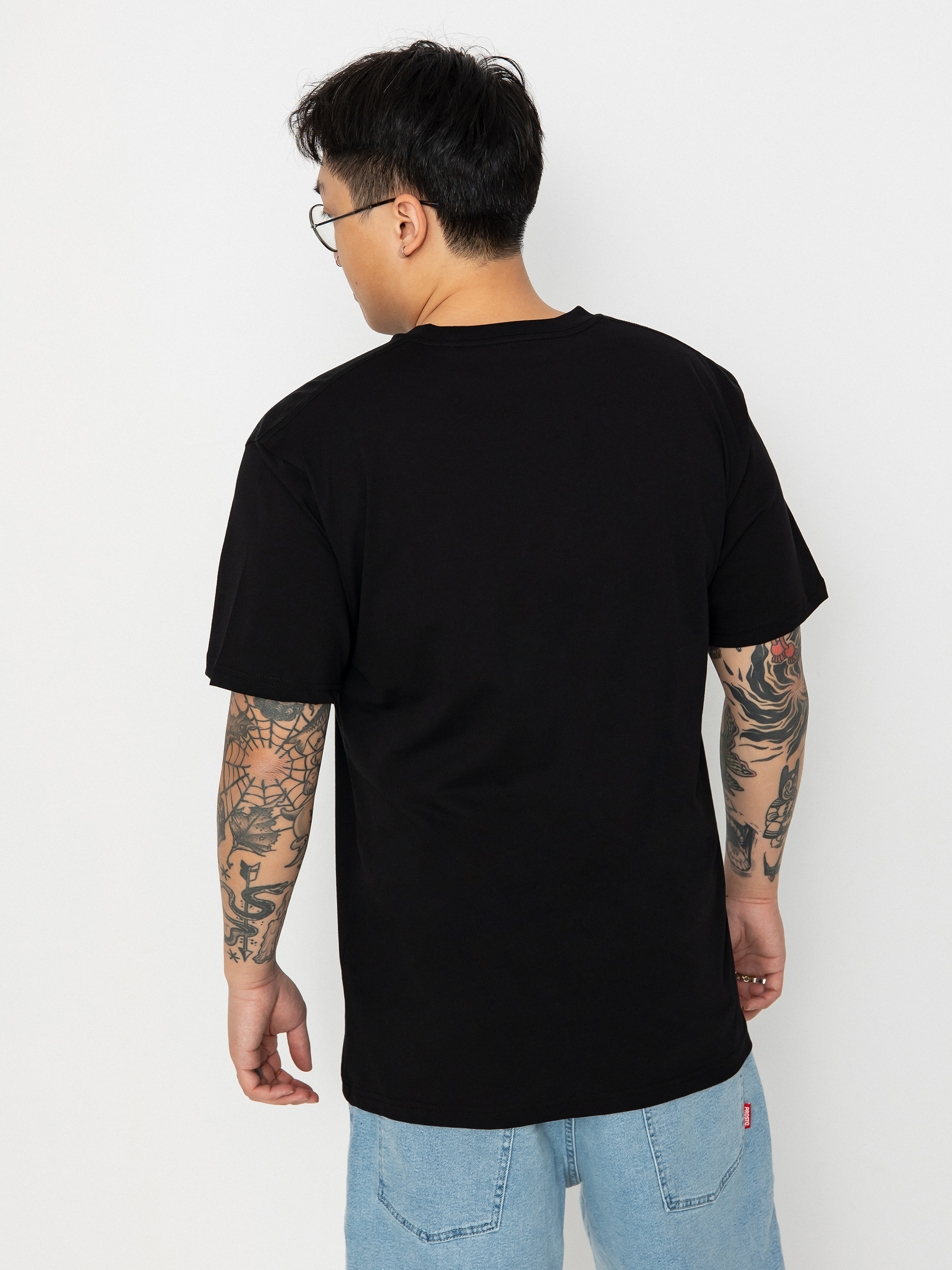 T-shirt Vans Classic (black/honeysuckle)