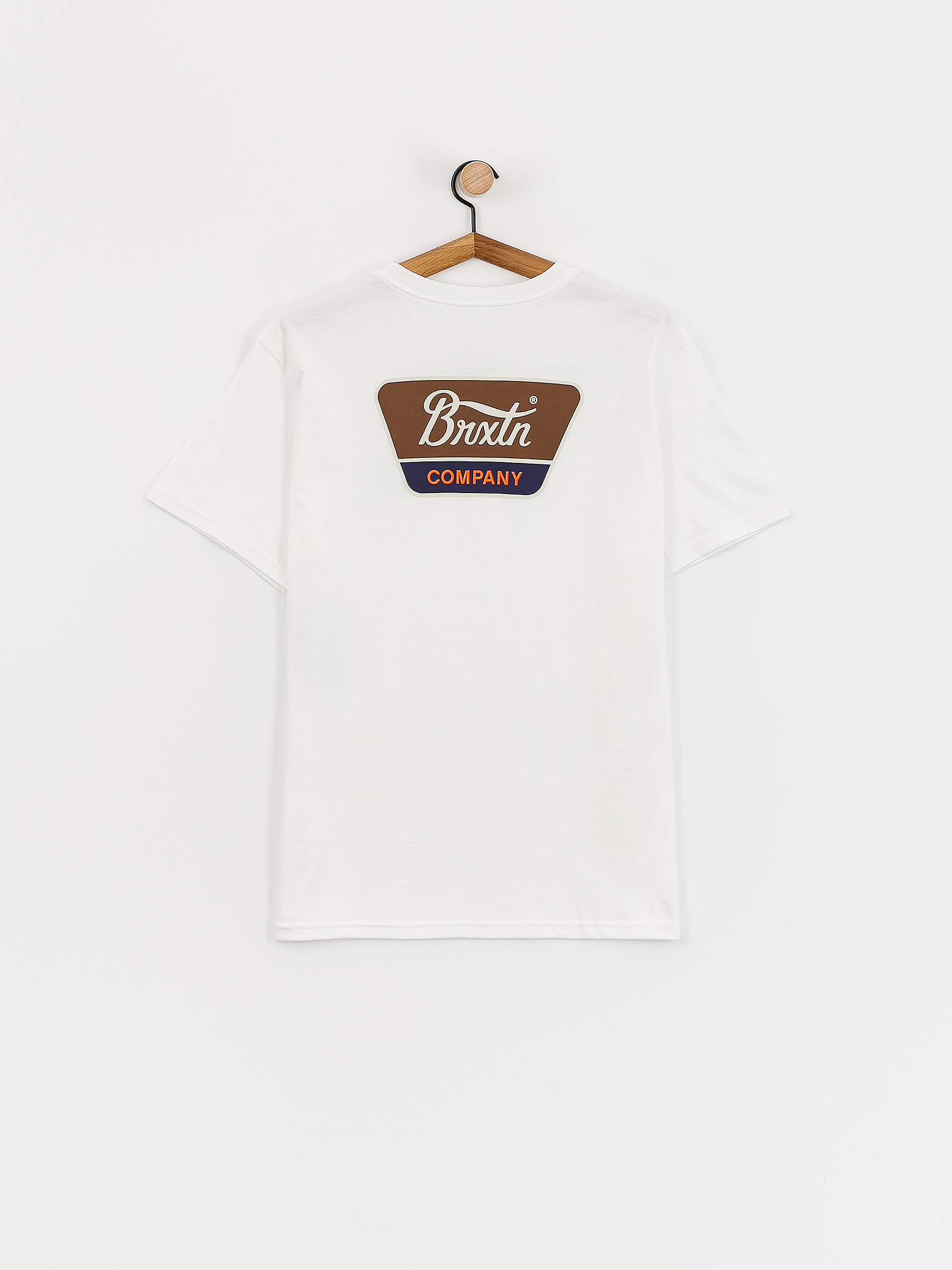 T-shirt Brixton Linwood Stt (white/sepia/beige)