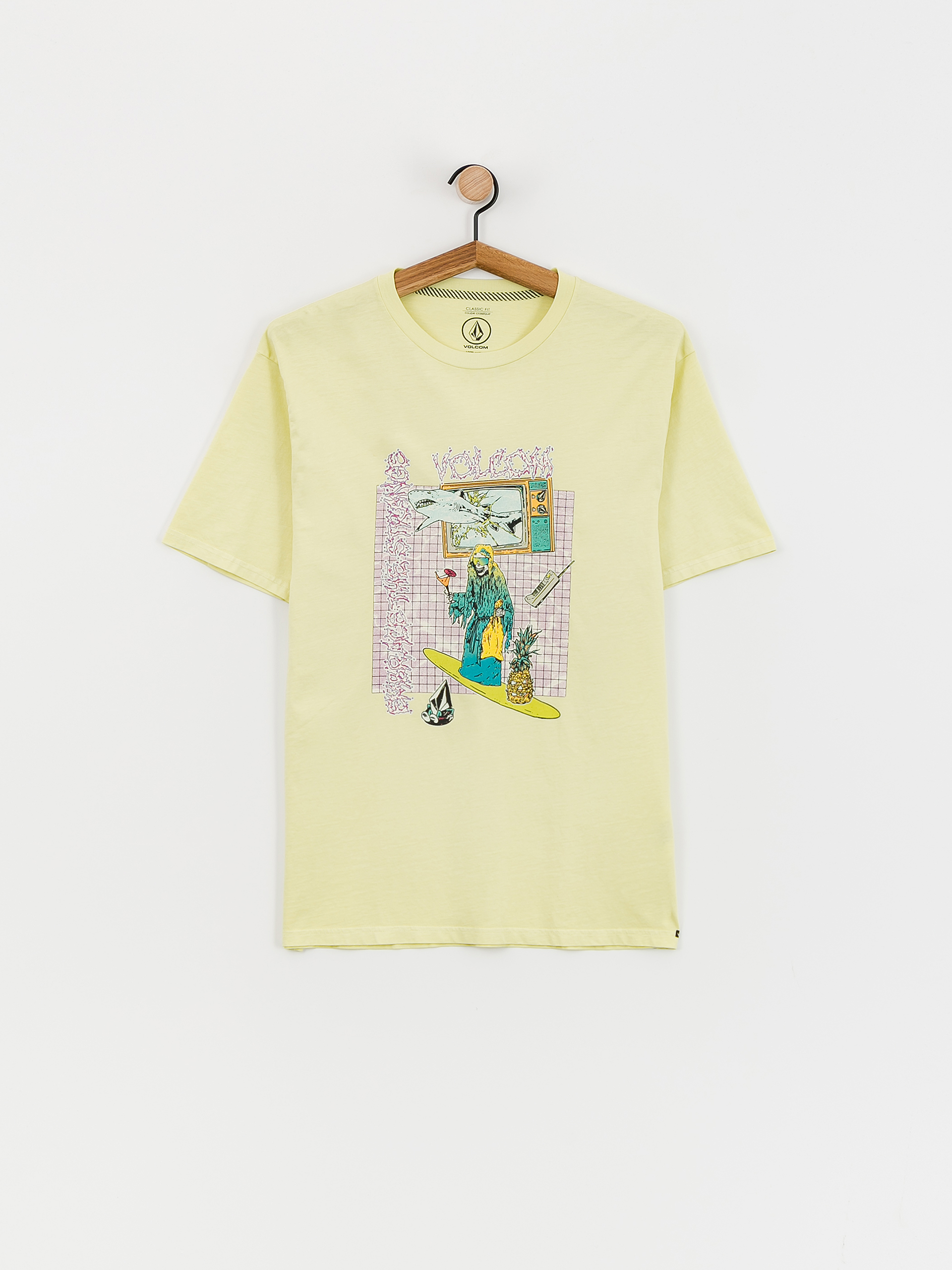 T-shirt Volcom Frenchsurf Pw (aura yellow)