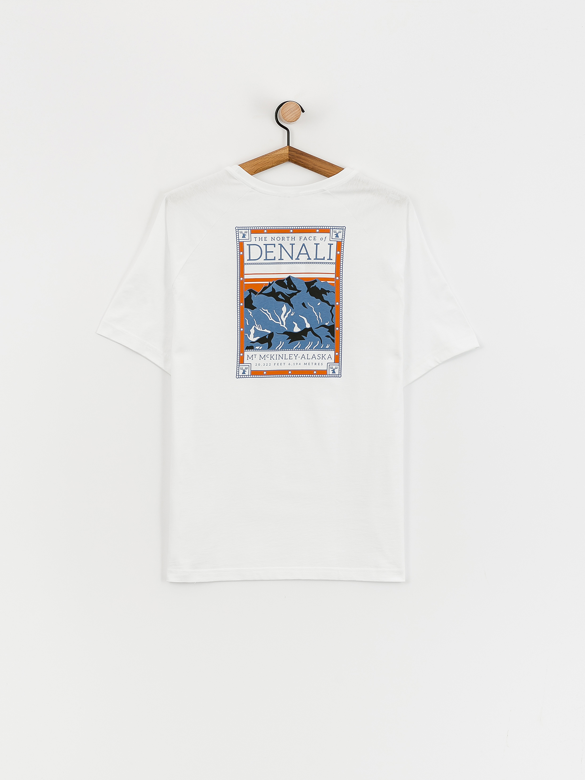 ■THE NORTH FACE■ White Label Explore Short Sleeve Round Te T-shirt The North Face Never Stop Exploring - biały (tnf white)