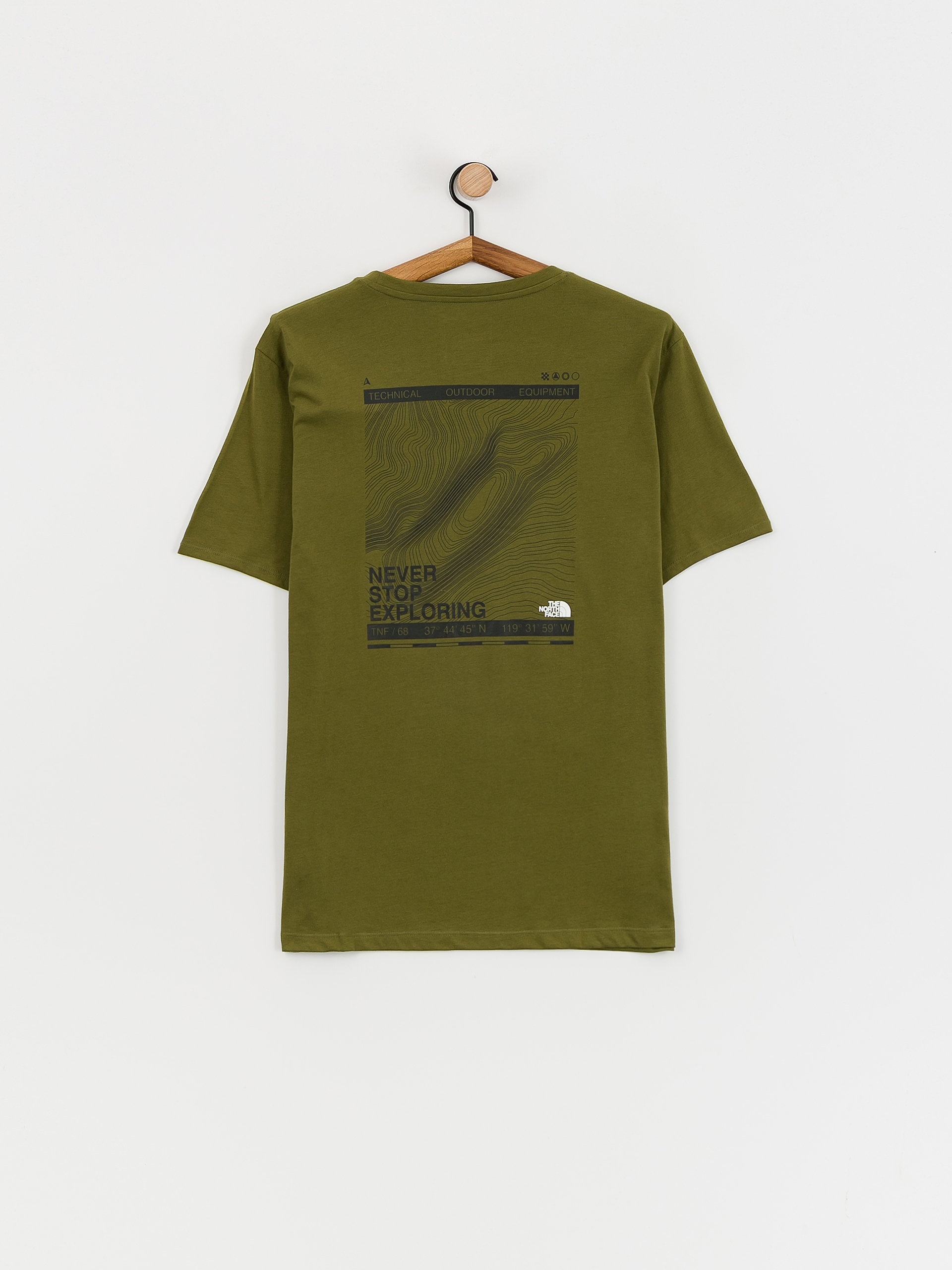 T-shirt The North Face Foundation Coordinates Graphic (forest olive)