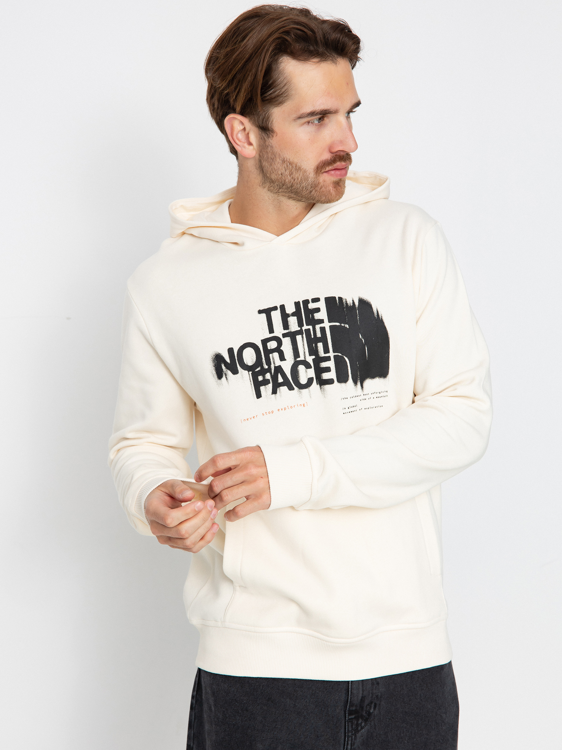 Bluza z kapturem The North Face Graphic HD 3 (white dune)