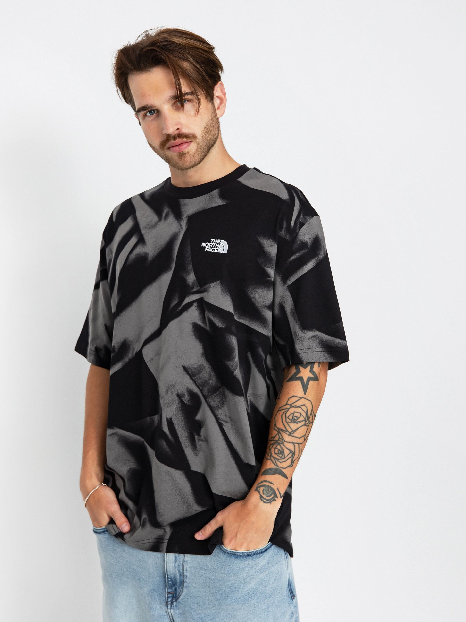 T-shirt The North Face Oversize Simple Dome Print (smoked pearl garment fo)