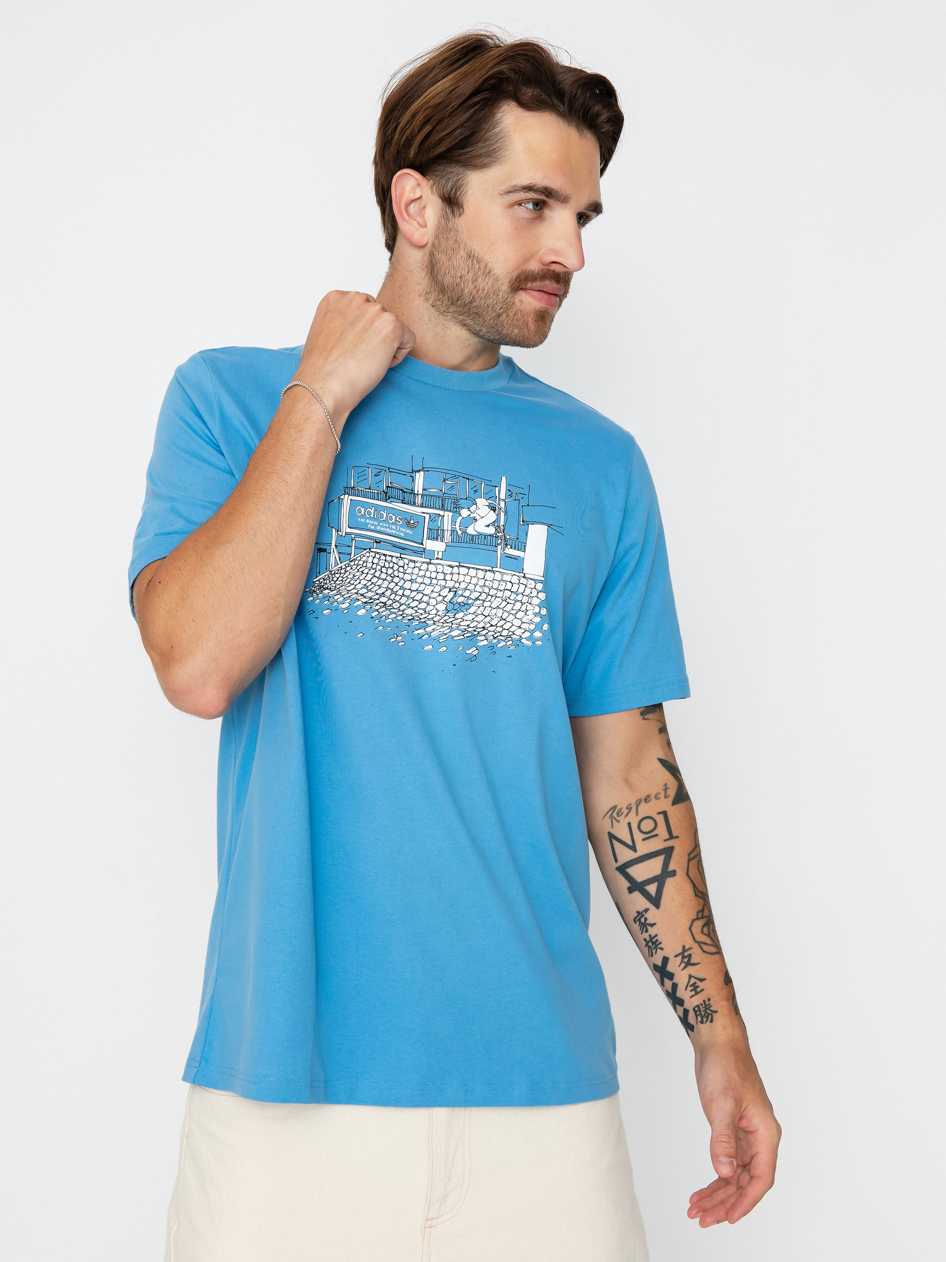 T-shirt adidas Hjones 2 (ltblue/multco)