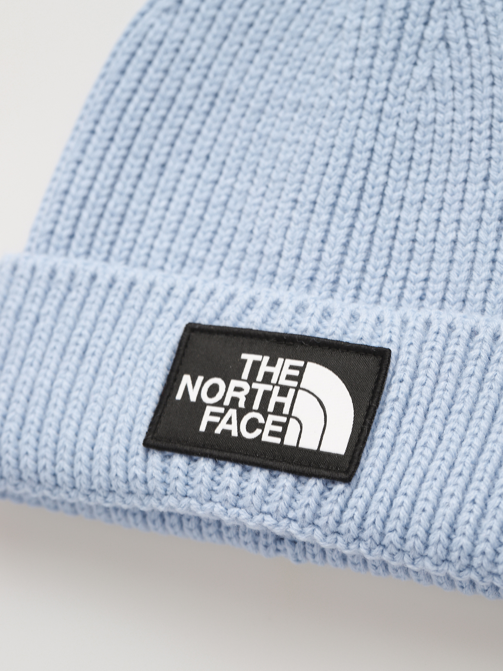 Czapka zimowa The North Face Tnf Logo Box Cuffed (steel blue)