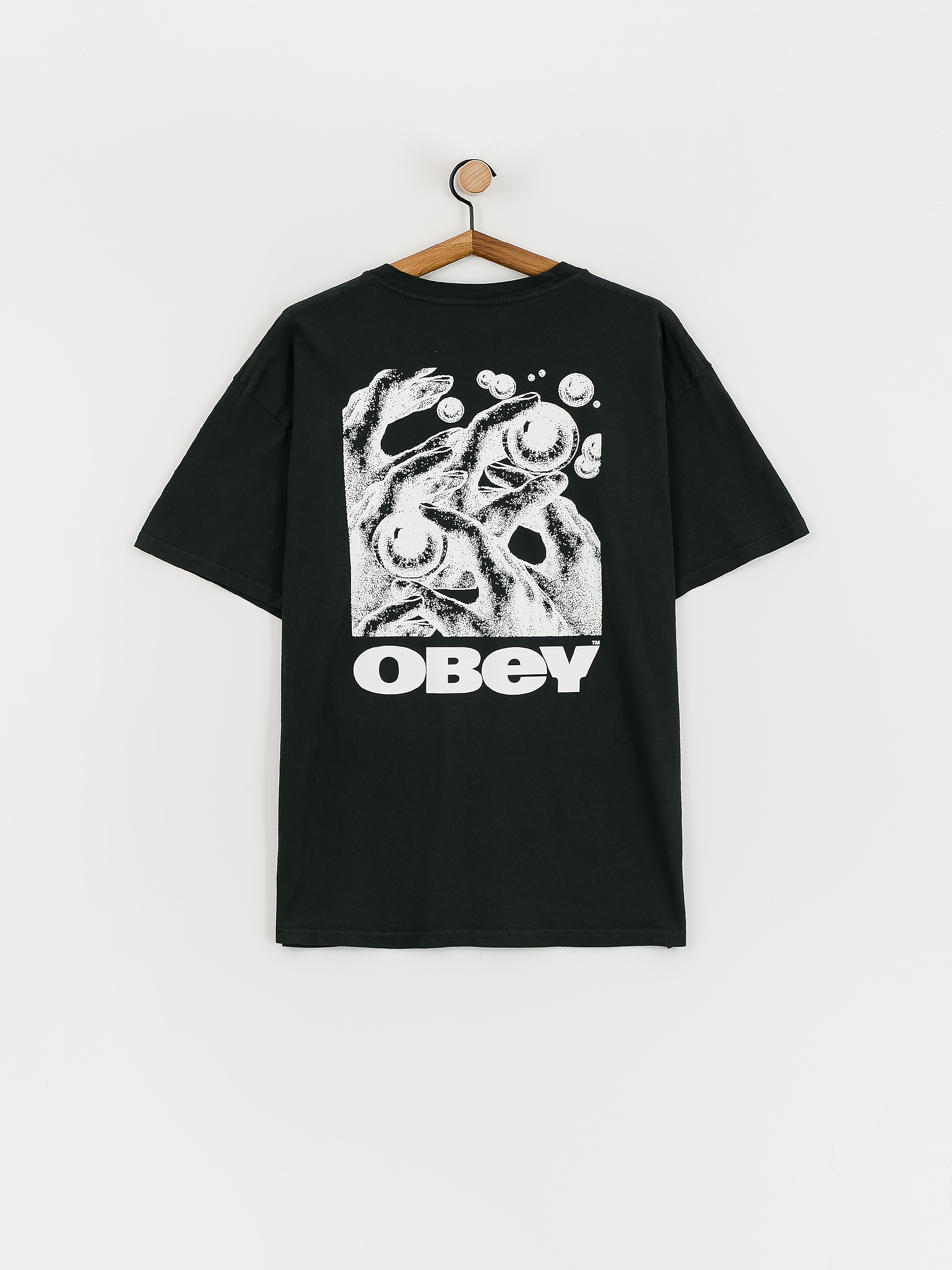 T-shirt OBEY Eyes In My Head (pigment vintage black)