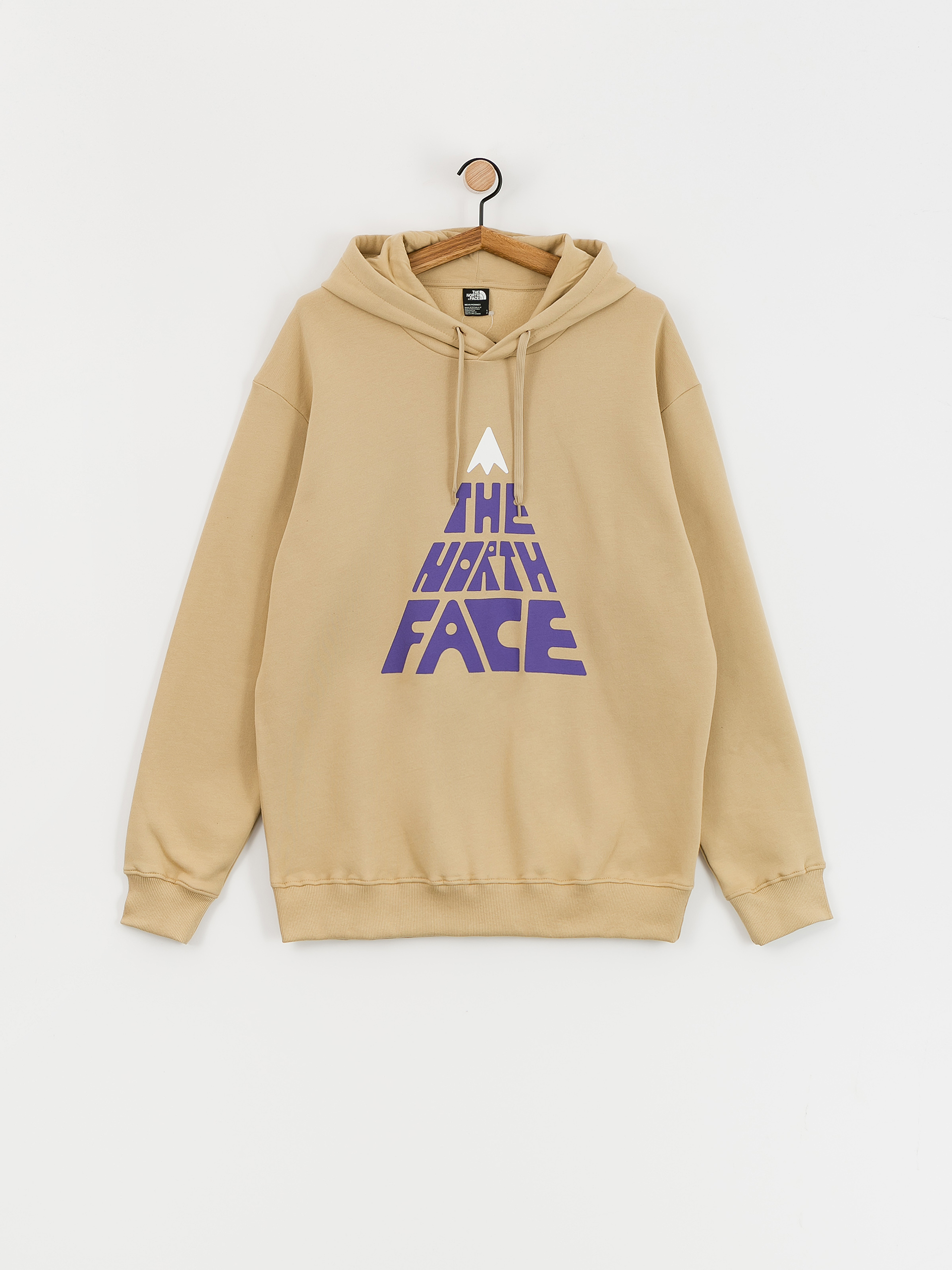 Bluza z kapturem The North Face Mountain Play HD (khaki stone)