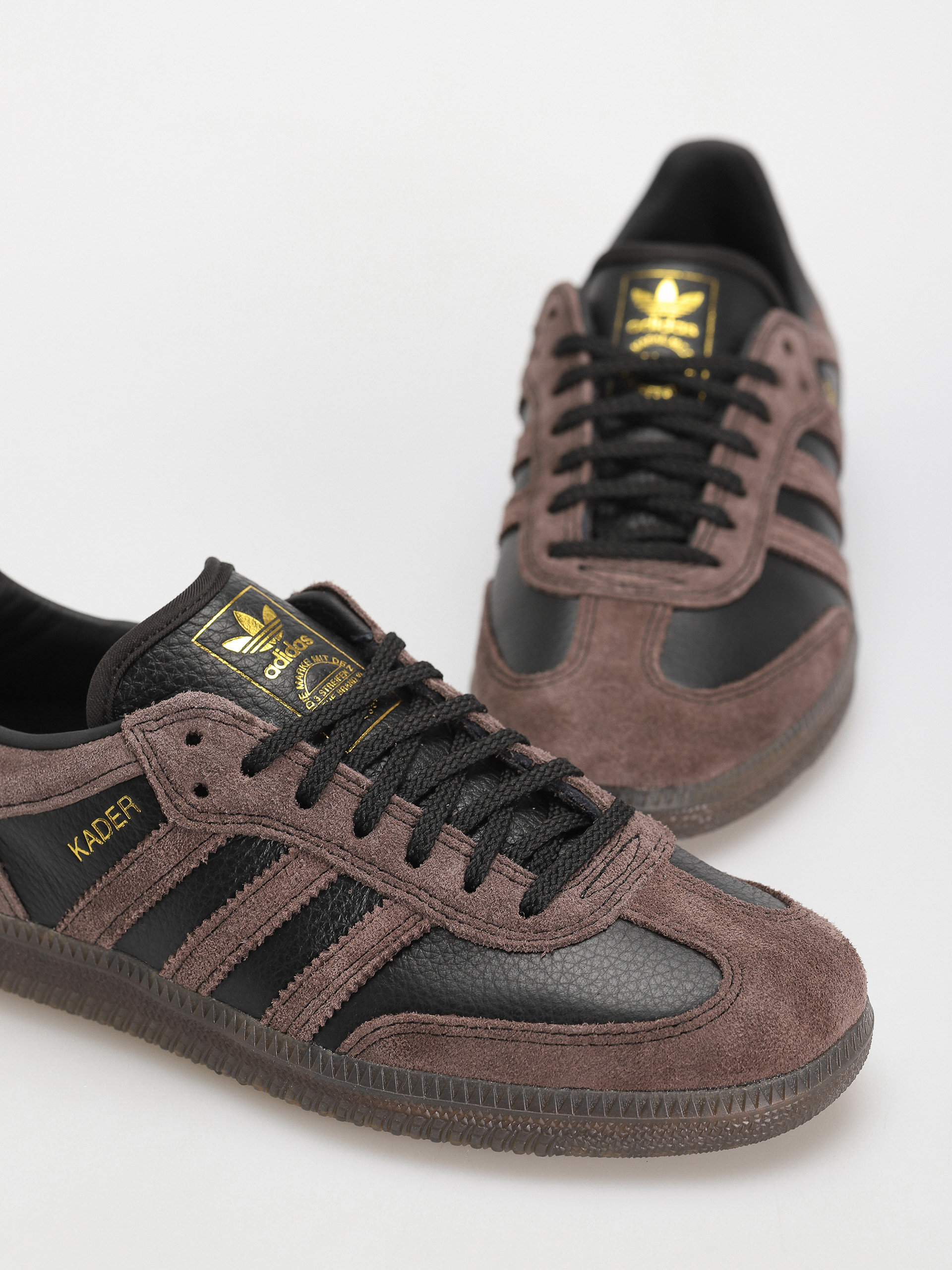 Buty adidas Samba ADV X Kader (cblack/brown/gum5)