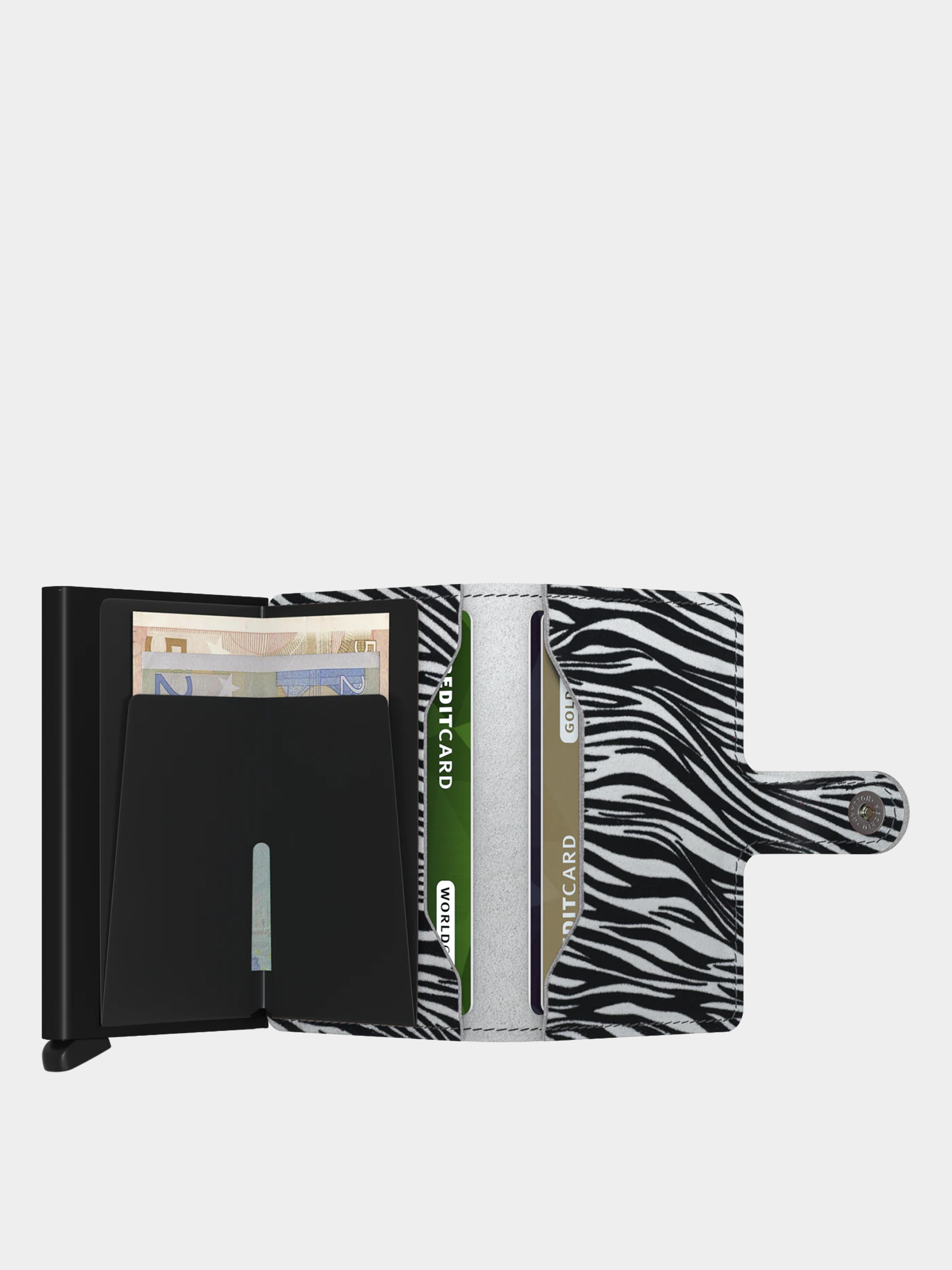 Portfel Secrid Miniwallet (zebra light grey)