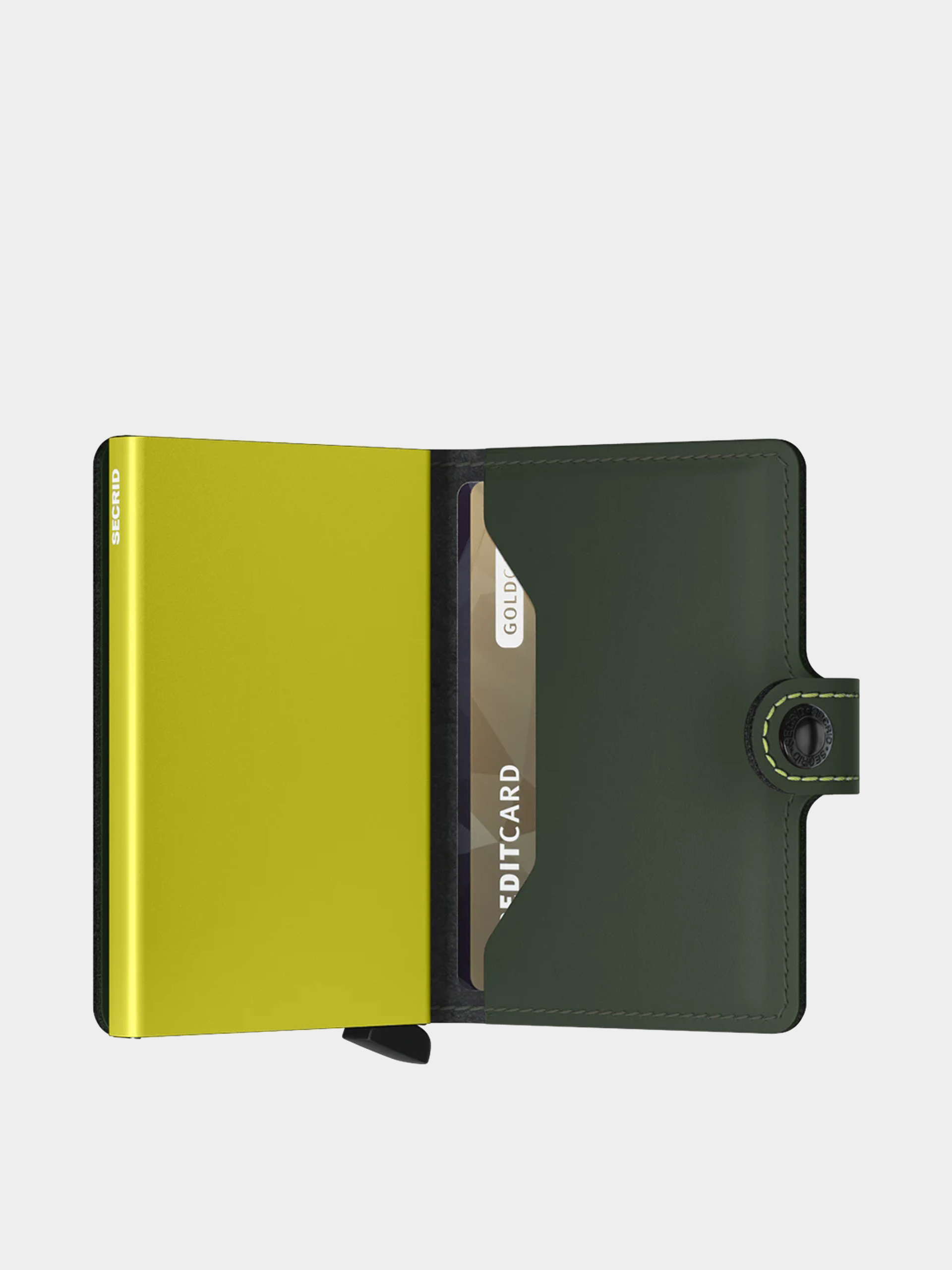 Portfel Secrid Miniwallet (matte green & lime)